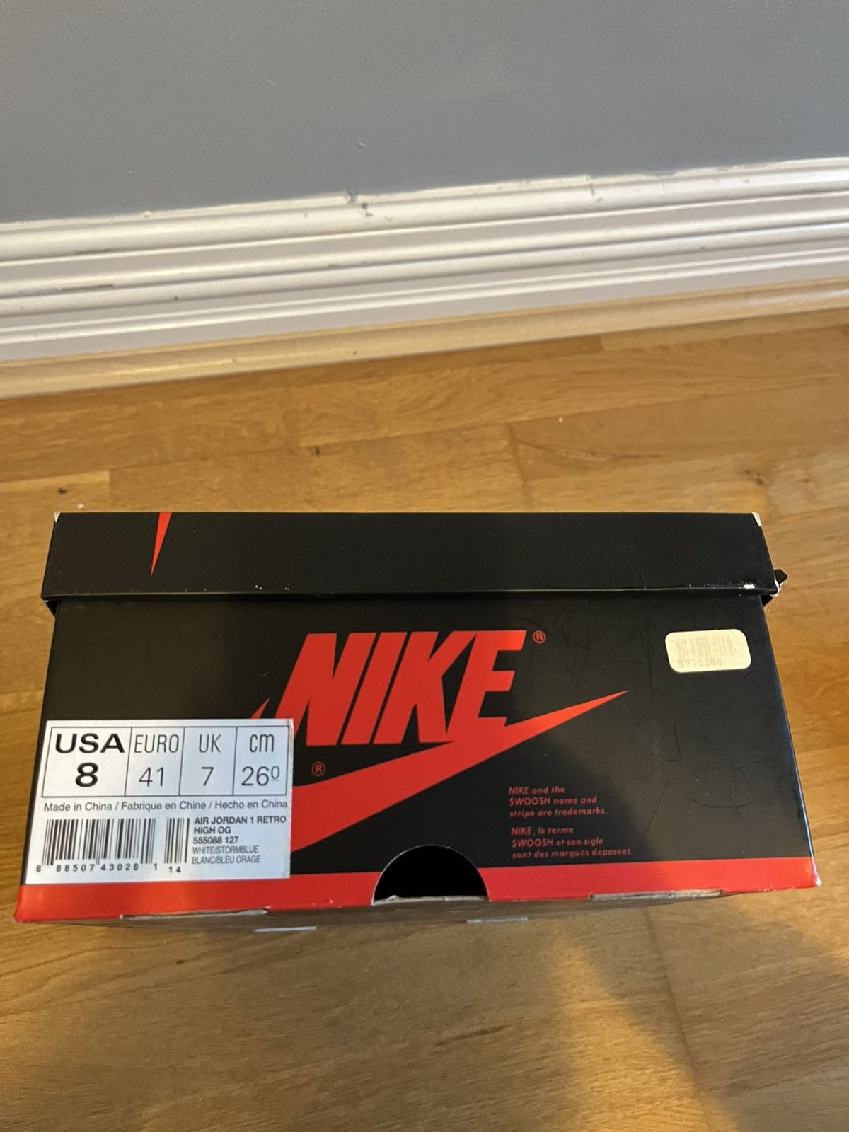 Jordan Brand × Nike Jordan 1 Storm Blue 2016 Retro Size US 8 / EU 41 - 8 Thumbnail