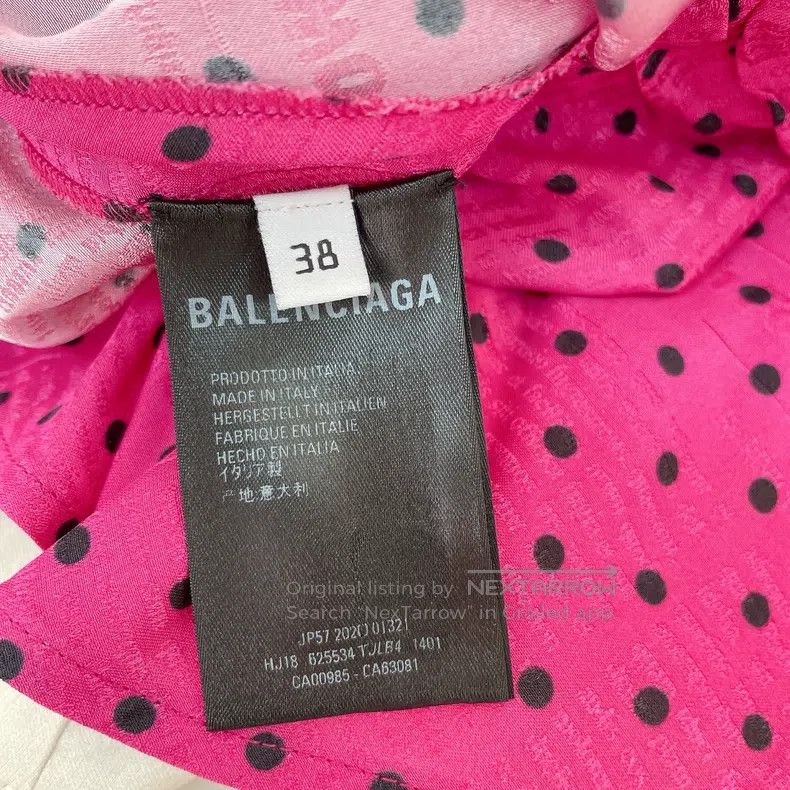 Balenciaga Balenciaga Pink Irregular Hem Skirt Size 37" - 7 Thumbnail