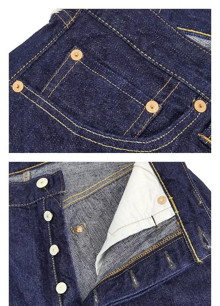 Freewheelers Freewheelers Disappearing West 14 ounces transparent blue Size US 28 / EU 44 - 3 Thumbnail