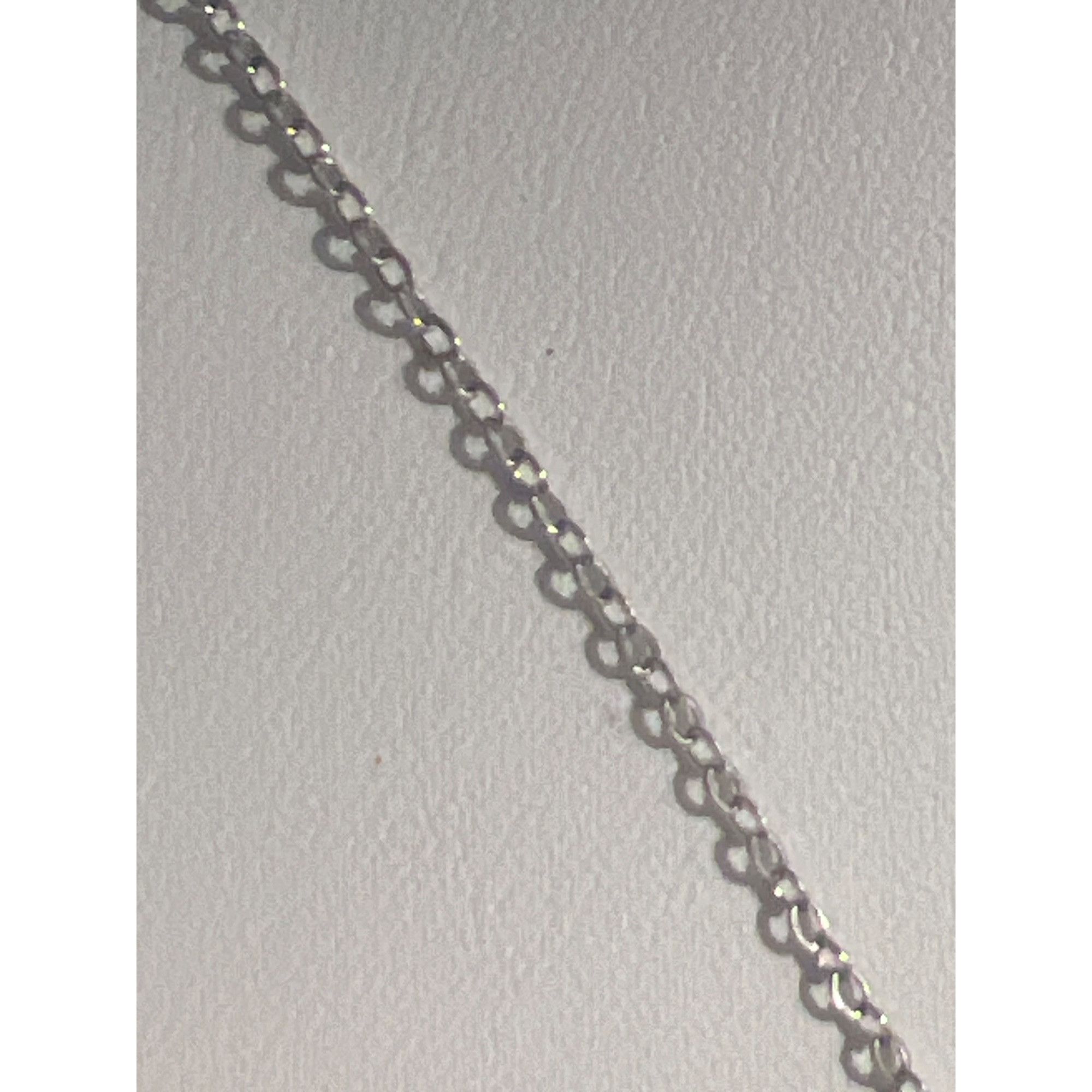 Other Silver Tone Necklace Faux Malachite 1.25" Cone Pendant State Size ONE SIZE - 3 Thumbnail
