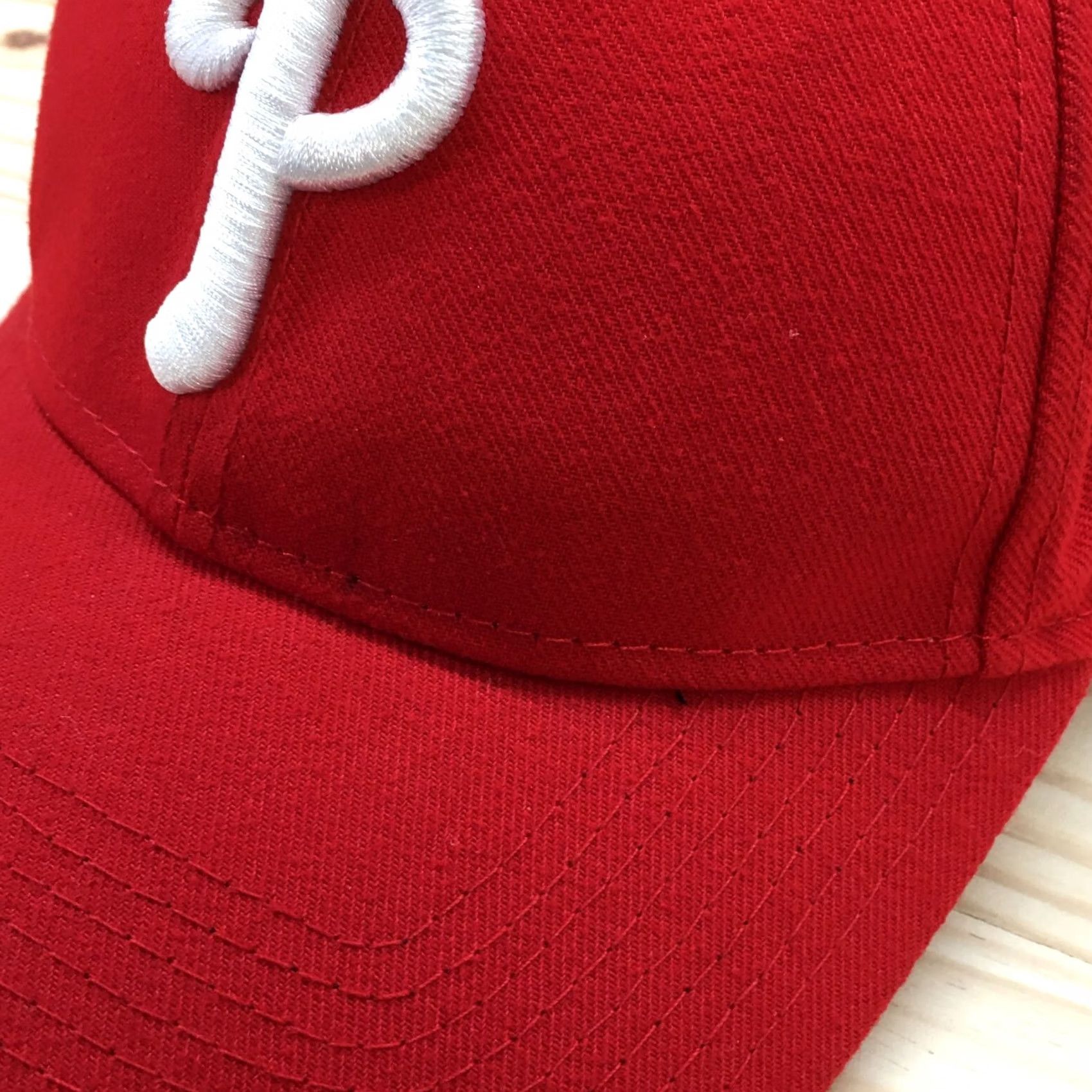 New Era Philadelphia Phillies Baseball Cap New Era Mens Red One Size Embroidered Logo Size ONE SIZE - 4 Thumbnail