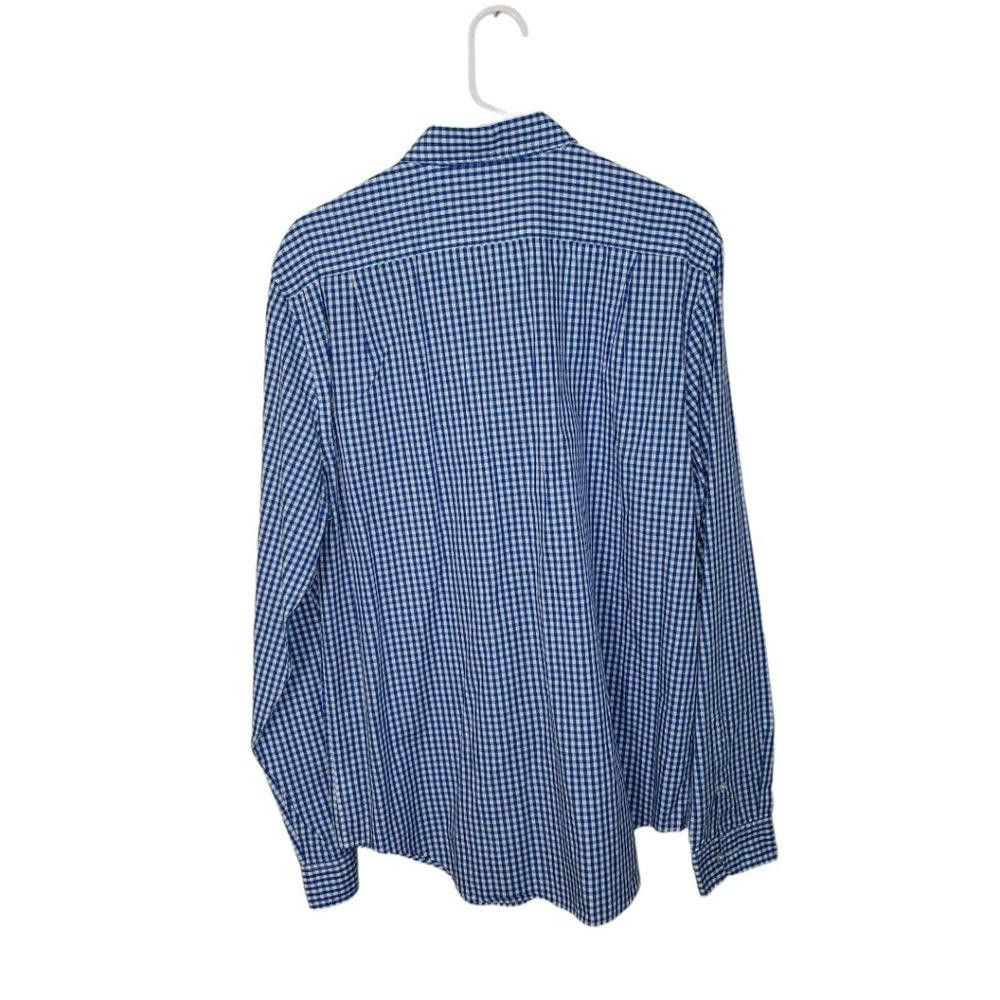 Lacoste CT105 Lacoste Men's Blue & White Checkered Shirt Size US L / EU 52-54 / 3 - 4 Thumbnail