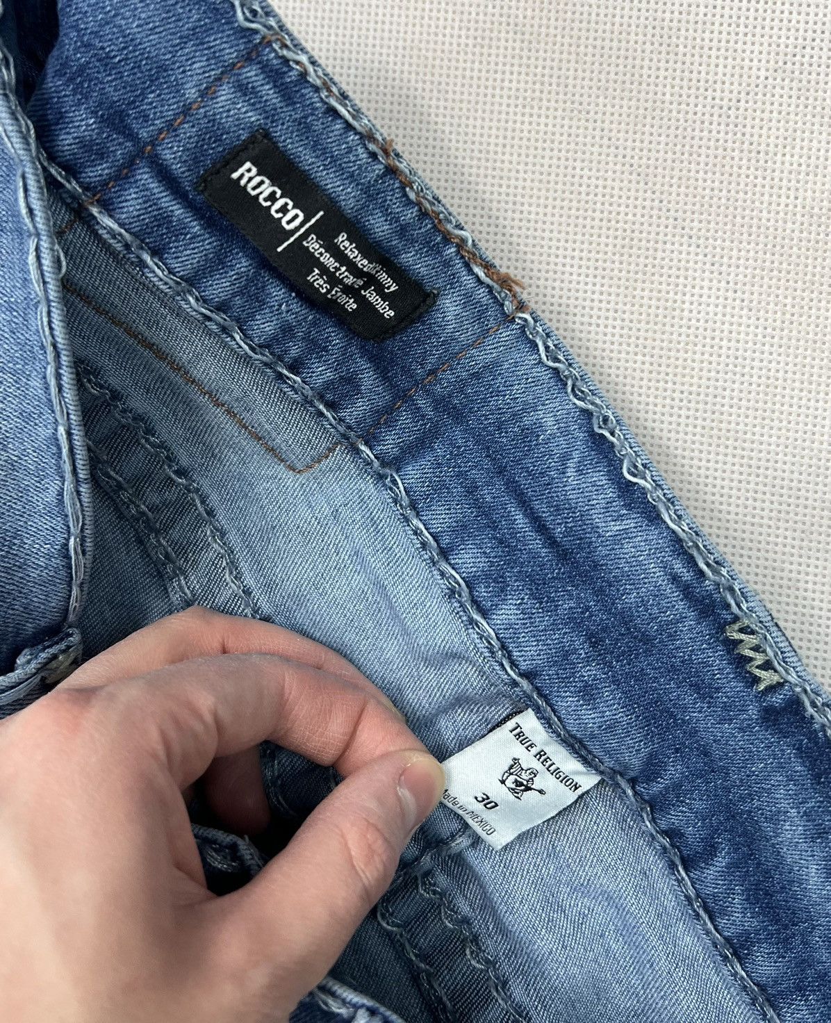 True Religion Pants True Religion Rocco Jeans Drip Size US 32 / EU 48 - 4 Thumbnail