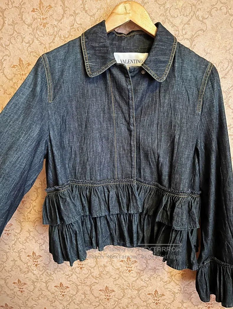 Valentino Valentino Denim jacket Size S / US 4 / IT 40 - 2 Thumbnail
