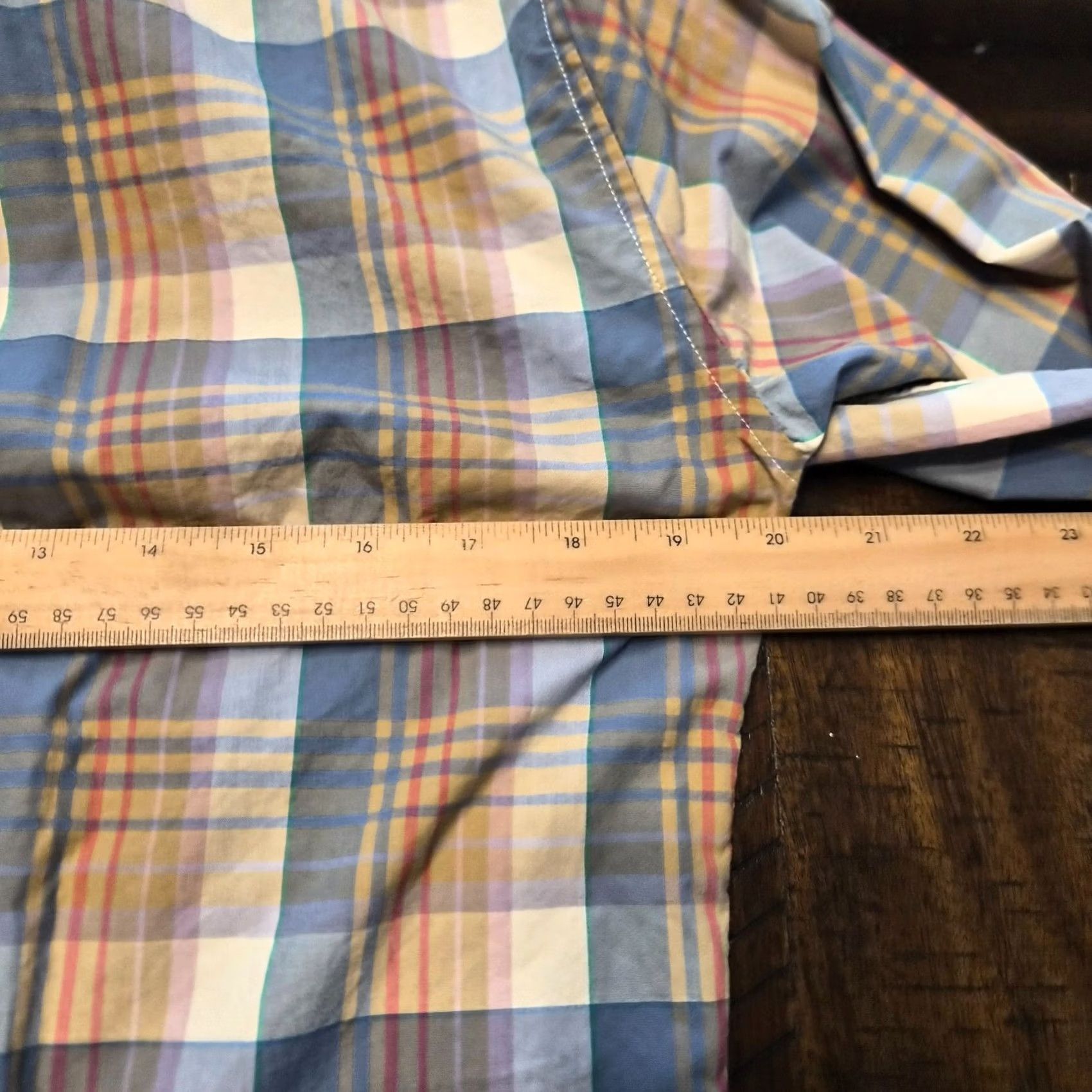 J.Crew J Crew Shirt Mens Small Blue Pink Check Button Down Long Sleeve Slim Fit Size US S / EU 44-46 / 1 - 6 Thumbnail
