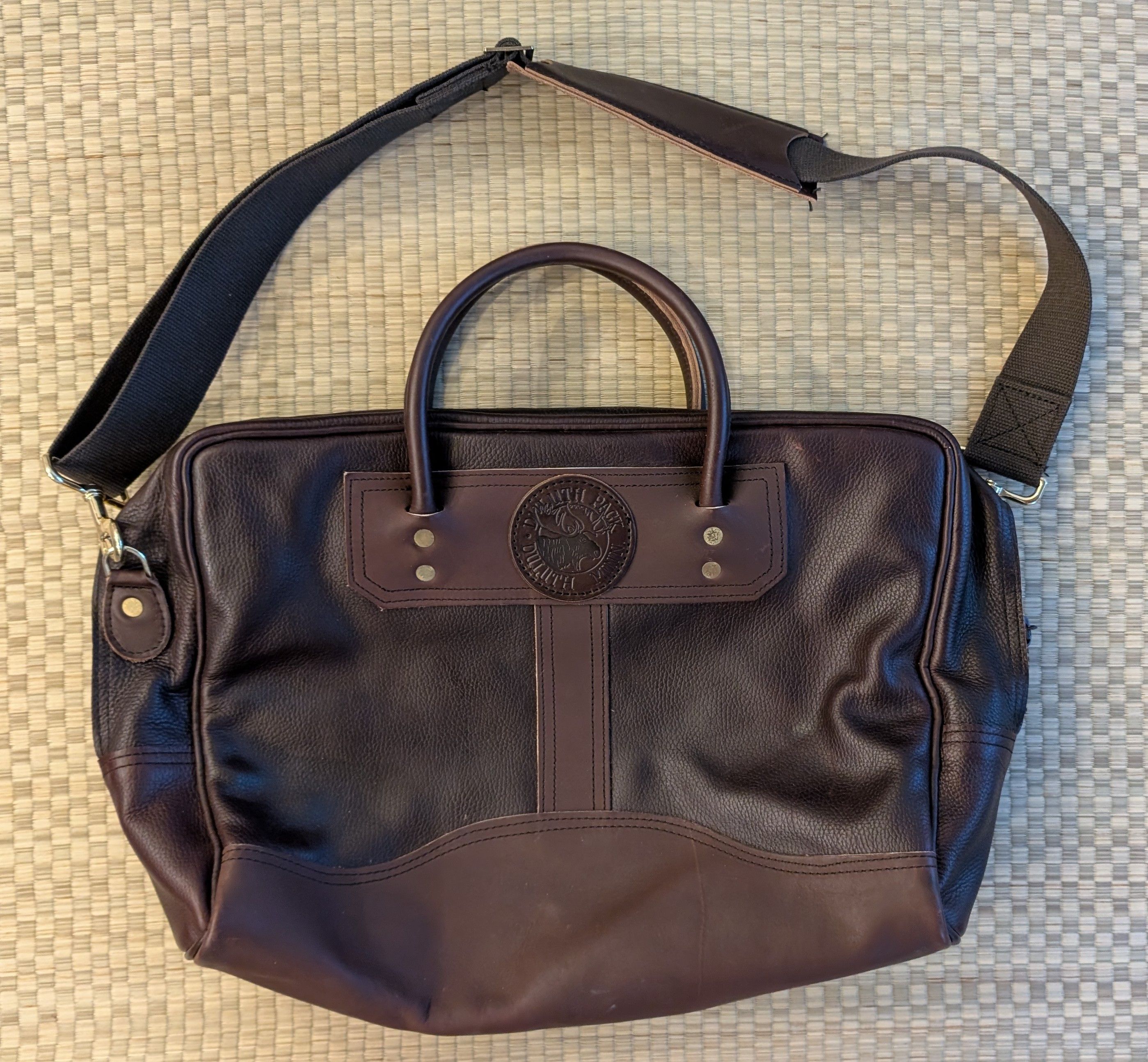 Duluth Pack Duluth Pack Leather Traveler's Briefcase Leather Made in USA Size ONE SIZE - 1 Thumbnail