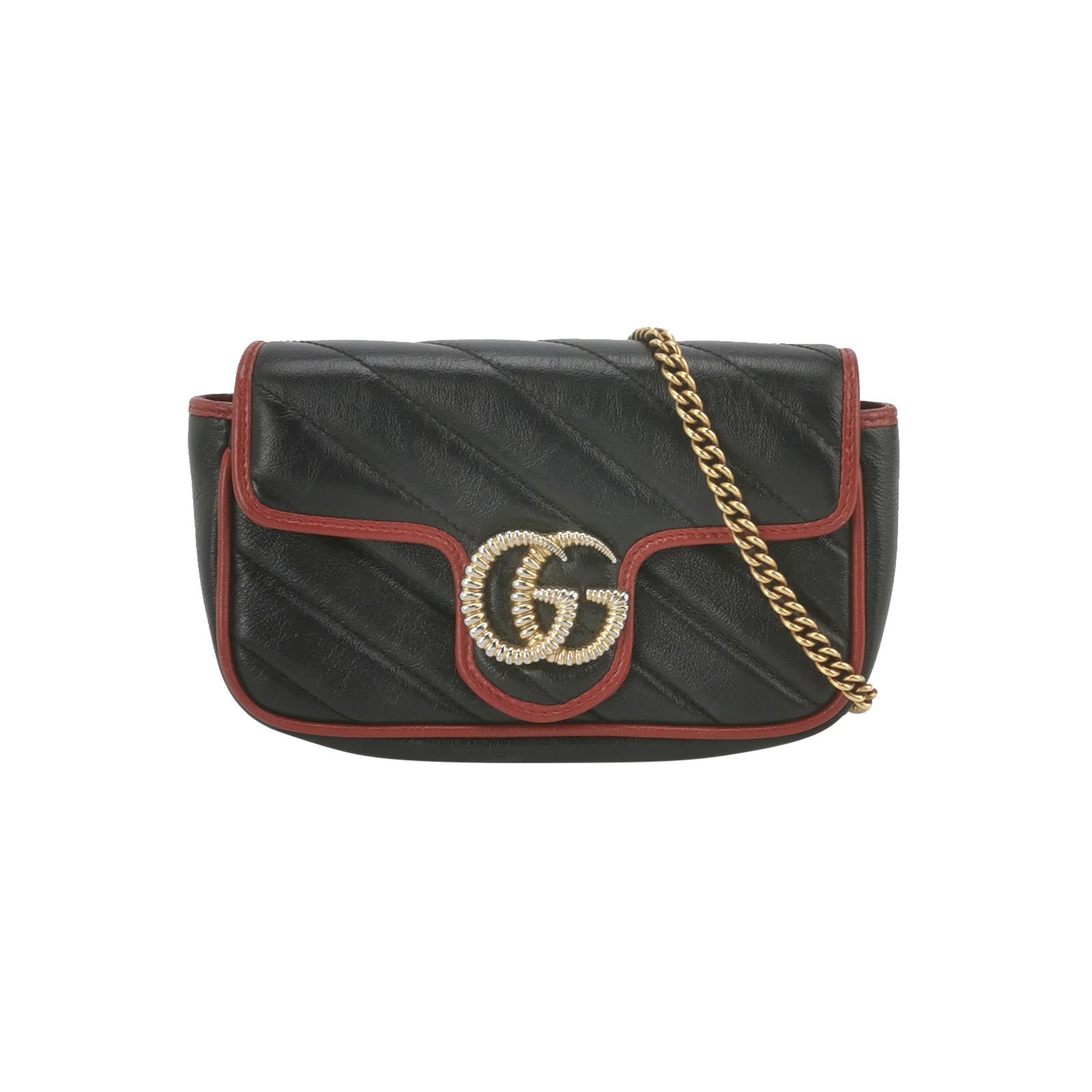 Gucci Gucci GG Marmont Leather Shoulder Bag ONE SIZE Size ONE SIZE - 1 Thumbnail