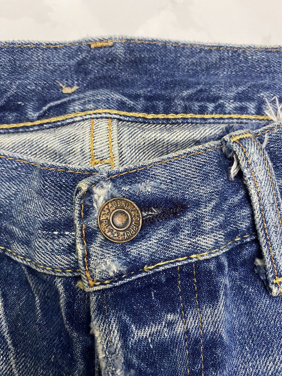 Denim & Supply Ralph Lauren 🔥UNDERCOVER DESIGN DENIM & SUPPLY RALPH LAUREN DISTRESSED Size US 31 - 12 Thumbnail
