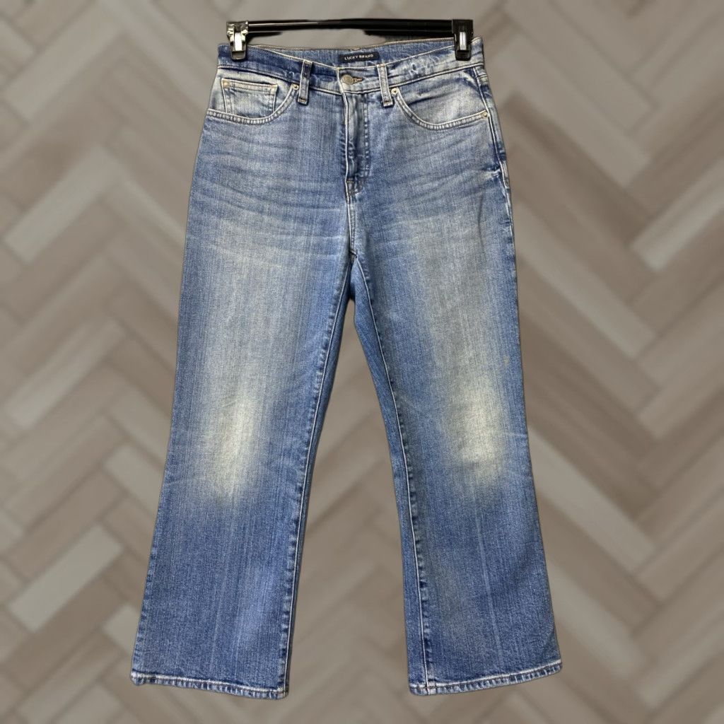 Lucky Brand LUCKY BRAND Jeans Women’s 6 30x28 Mid Rise Flare Blue 98% Cotton 2% Spandex Regular Moments? Size 28" / US 6 / IT 42 - 1 Thumbnail