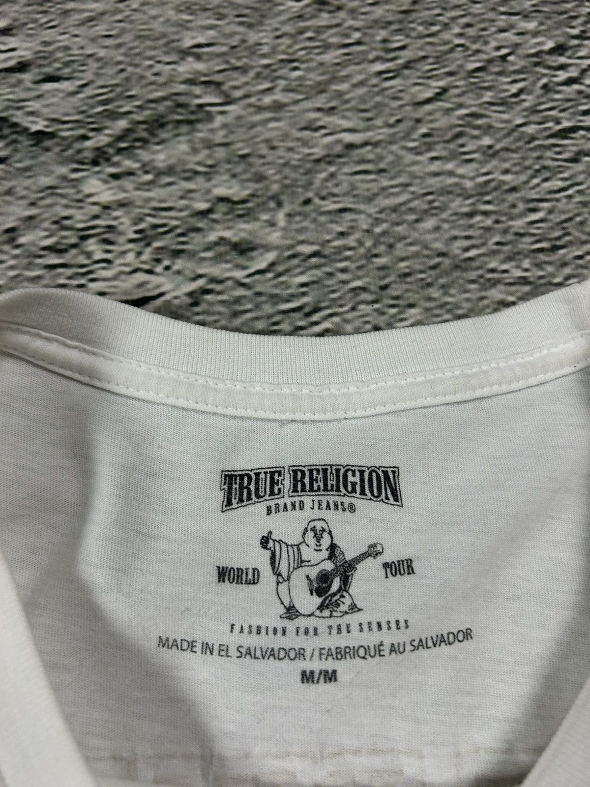 True Religion True Religion T-shirt white big gold logo Size US M / EU 48-50 / 2 - 3 Thumbnail