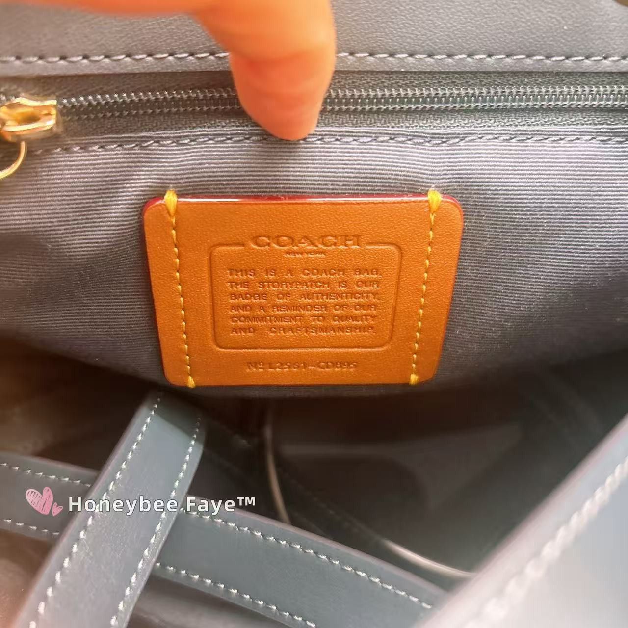 Coach Hadley Backpack In Signature Denim denim CDB95 Size ONE SIZE - 6 Thumbnail