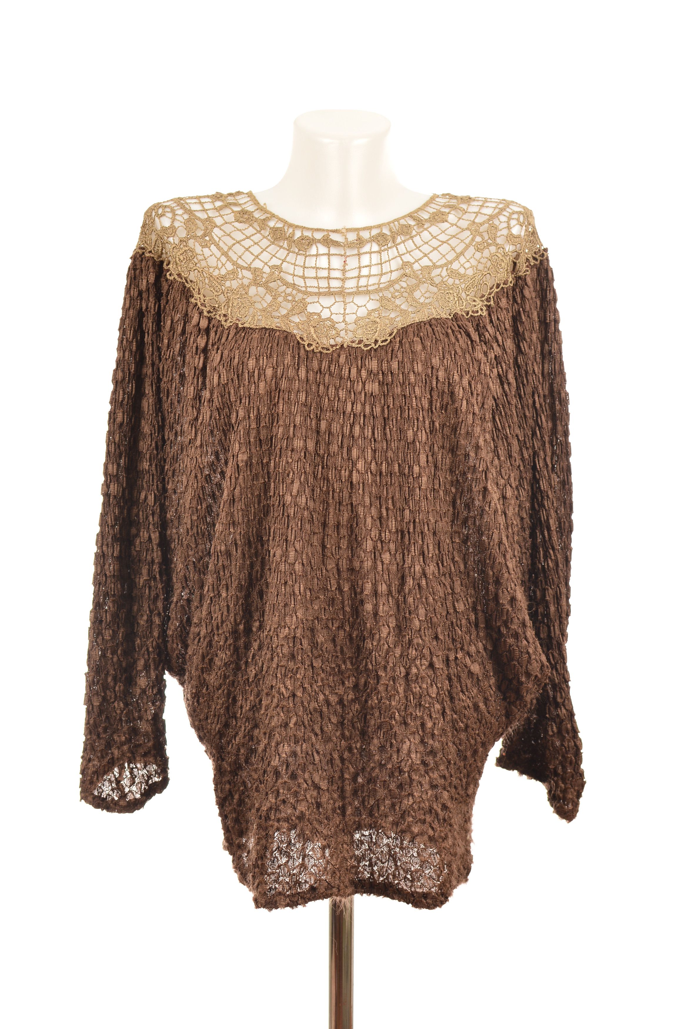 G. Barhel Paris Vintage Polyamide Top Blouse