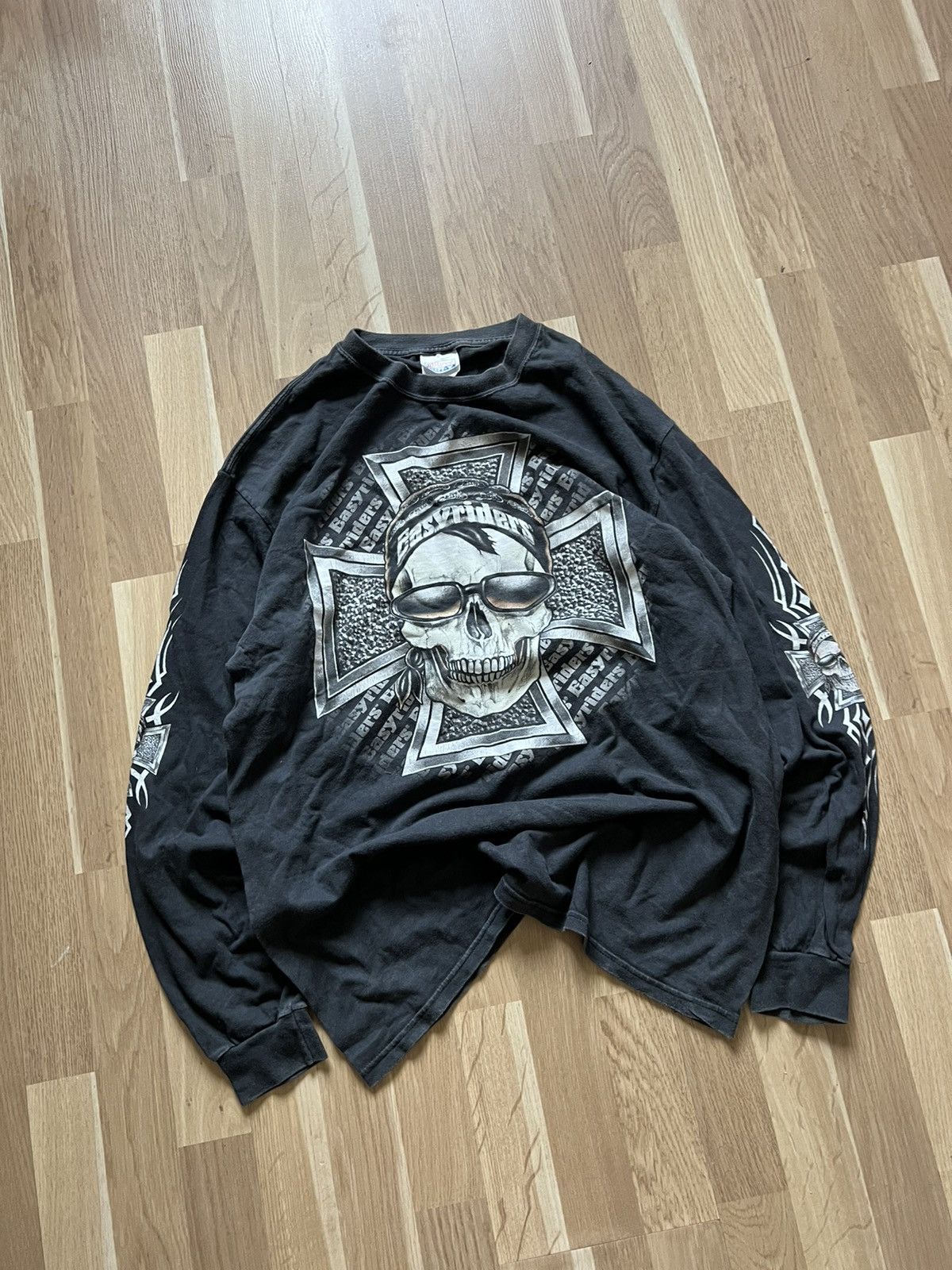 Band Tees Easy rider vintage avant garde punk long sleeve skull 90s Size US L / EU 52-54 / 3 - 4 Thumbnail