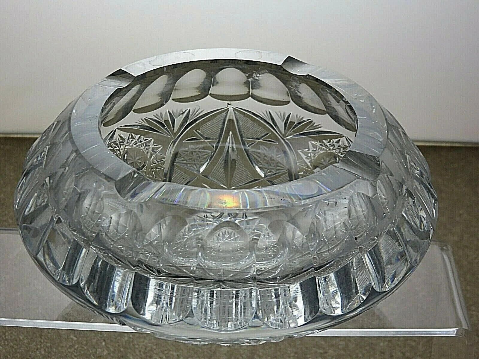 Other American Brilliant Period Vintage Cut Crystal Ash Tray Size ONE SIZE - 2 Thumbnail