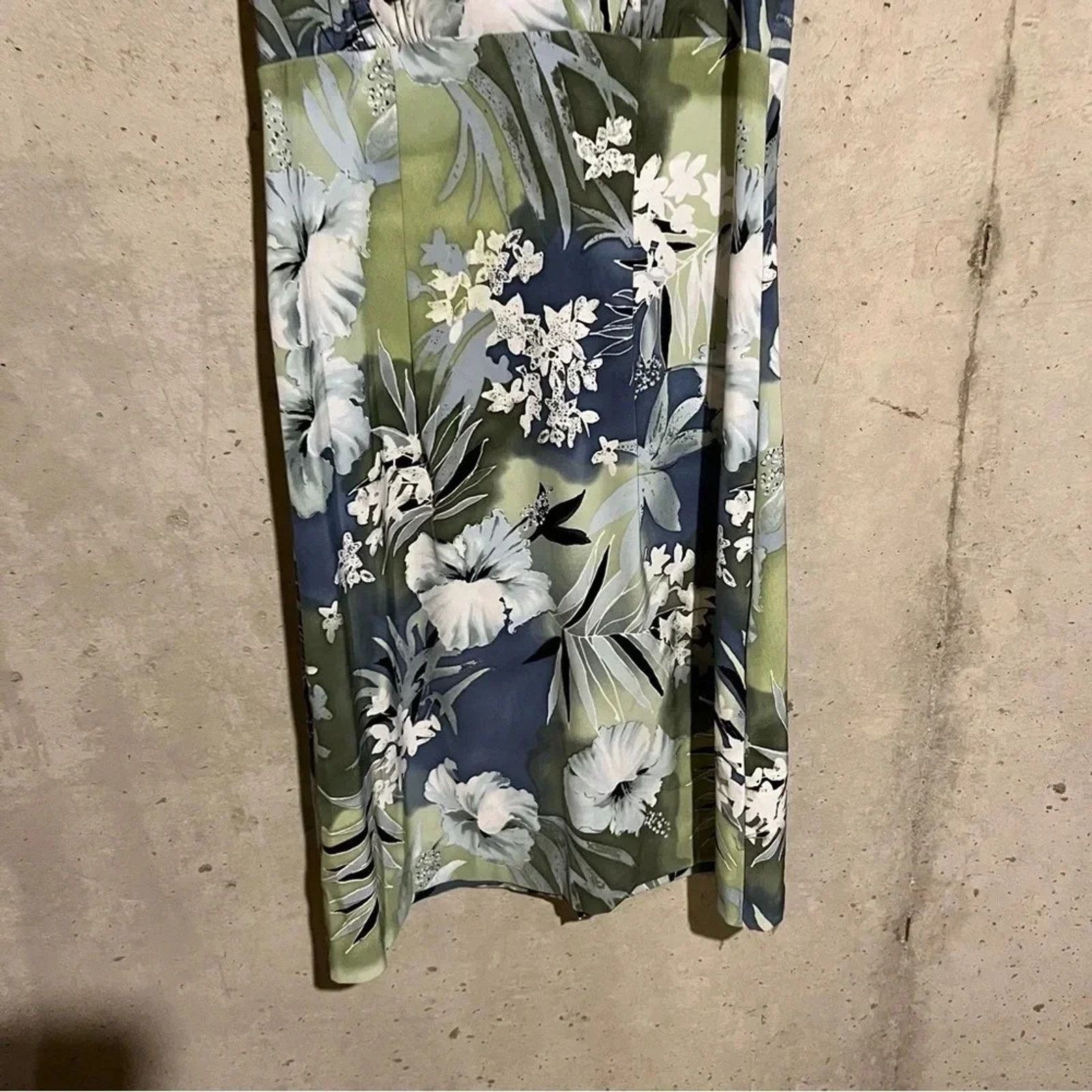 Other Dress Barn Sleeveless Floral Print Dress Sz 10 V Neck Size L / US 10 / IT 46 - 3 Thumbnail