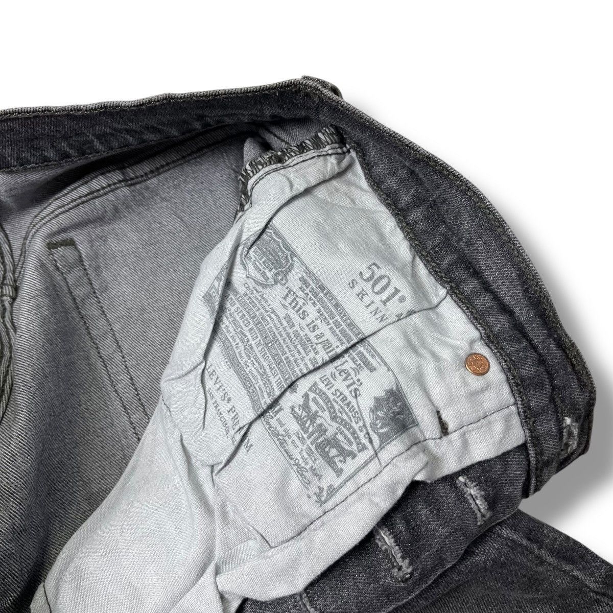 Levi's Levis 501 Big E Skinny Jeans Size US 26 / EU 42 - 11 Thumbnail