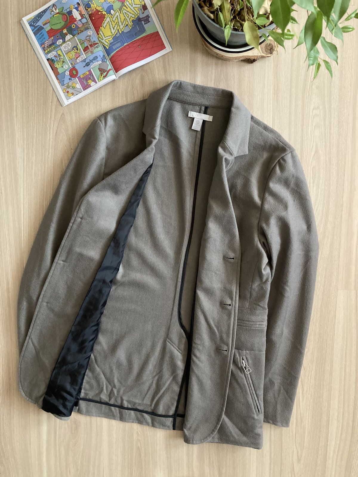 Vintage Vintage RARE Adidas SLVR Wool Blazer Coat Japanese Style Size US L / EU 52-54 / 3 - 2 Thumbnail