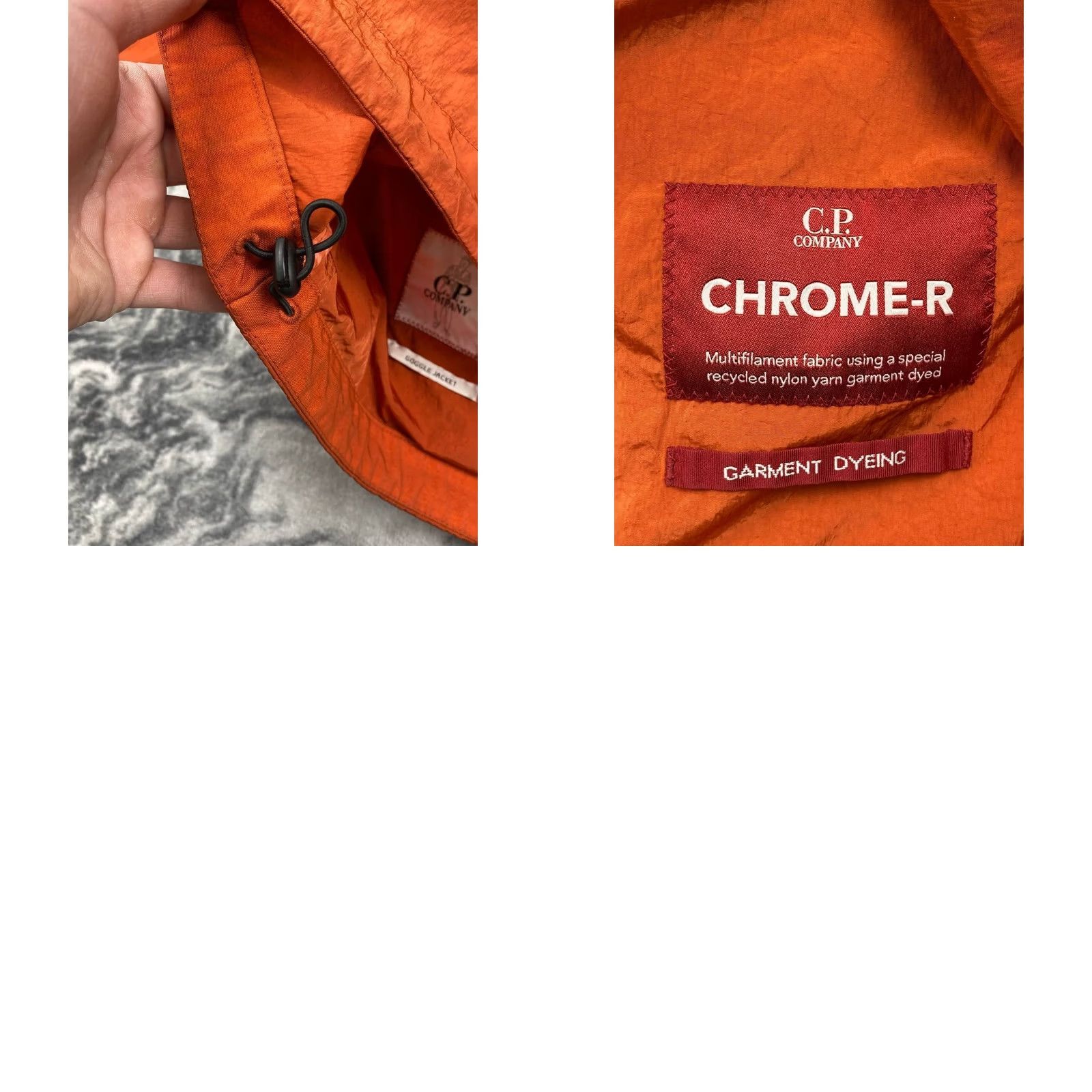 Vintage C.P. Company Chrome-R Mixed Goggle Overshirt Men Size M Orange Jacket Windbreaker Spring Nylon Zip Casual Mens Size US M / EU 48-50 / 2 - 11 Thumbnail