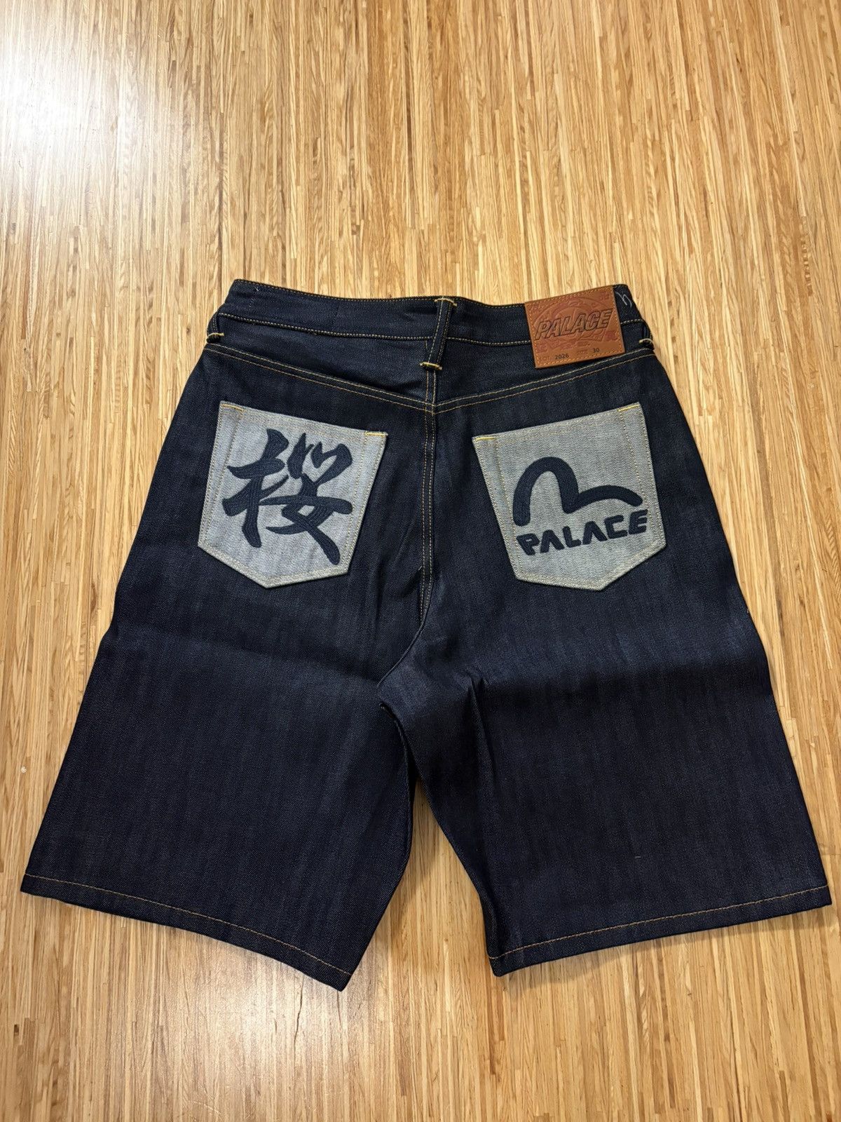Evisu × Palace Palace x Evisu Long Denim Short Indigo Size US 30 / EU 46 - 2 Thumbnail