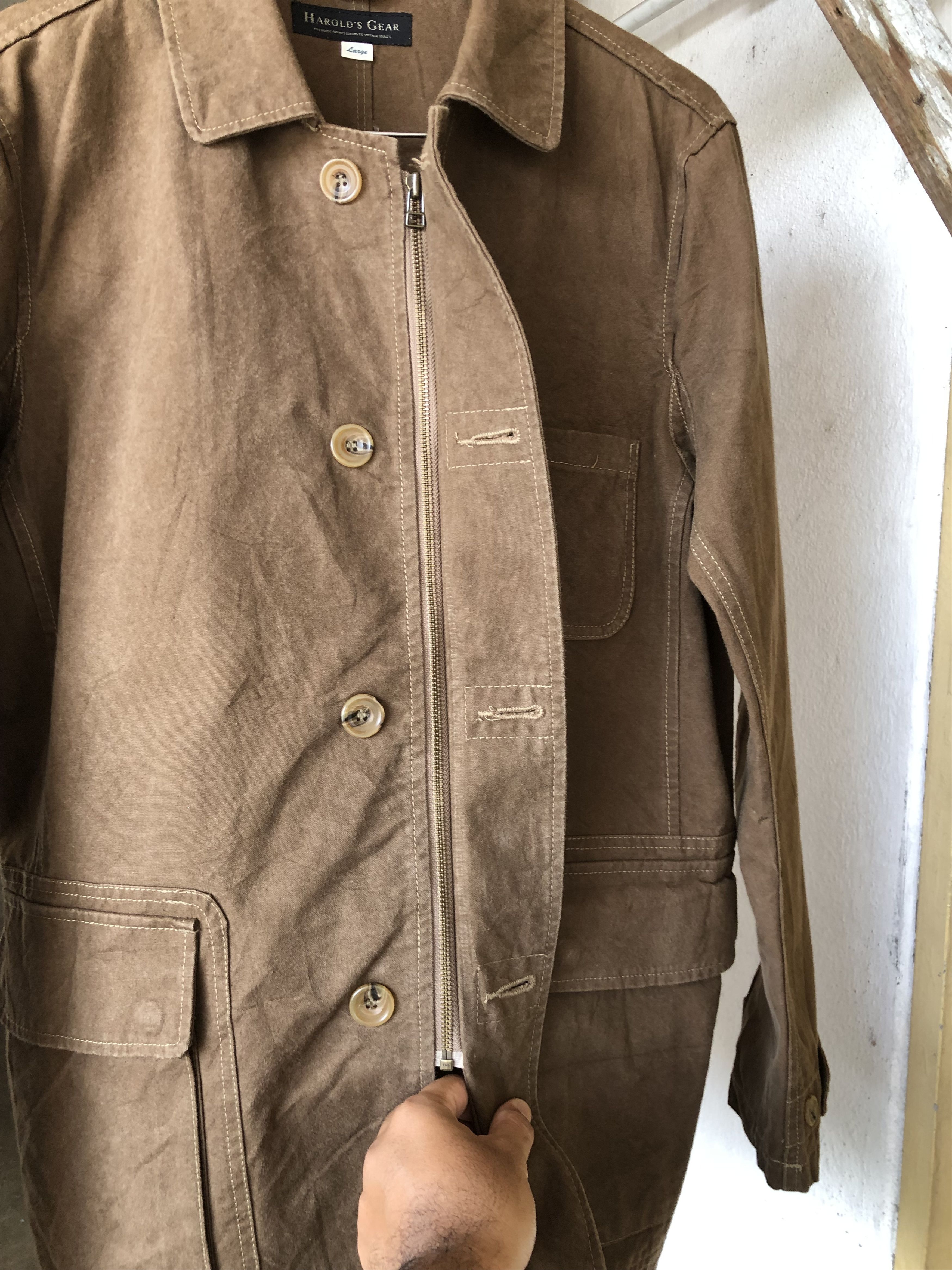 Vintage Vintage 90s Harold's Gear Chore Hunting Jacket Size US L / EU 52-54 / 3 - 10 Thumbnail