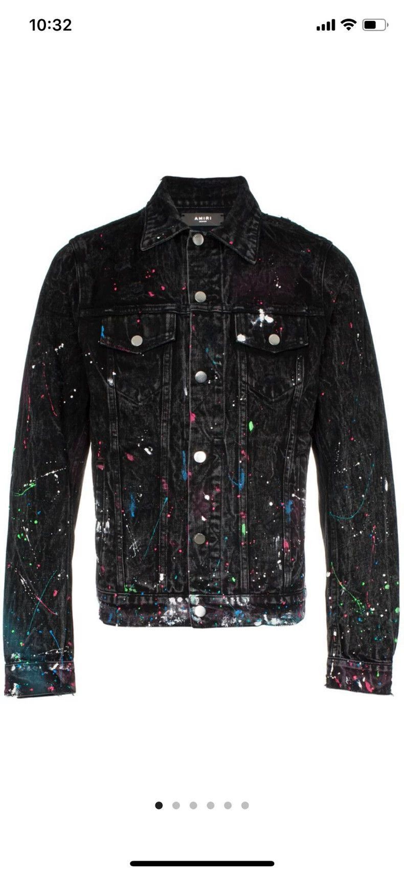 Amiri Amiri black denim jacket-2506 Size US M / EU 48-50 / 2 - 5 Thumbnail