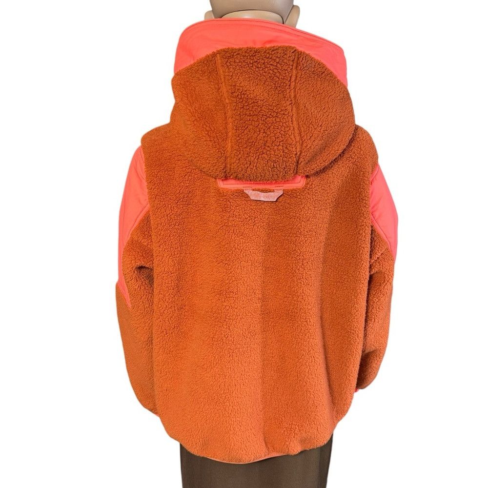 Free People New Free People Lead The Pack Fleece Coral Combo Pullover S Size XS / US 0-2 / IT 36-38 - 4 Thumbnail