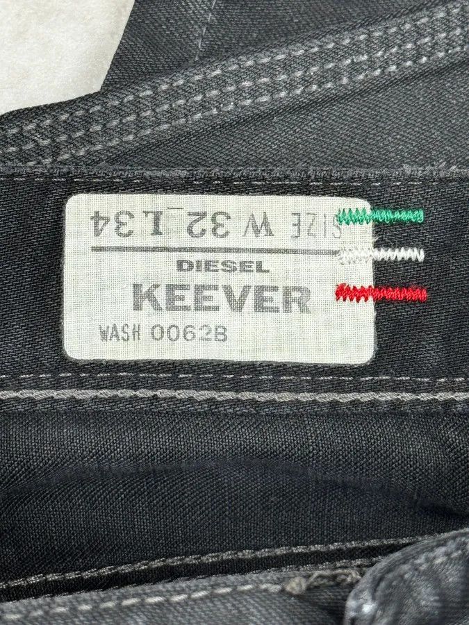 Diesel Diesel Black Obscure Slim Denim Jeans Size US 33 - 12 Thumbnail