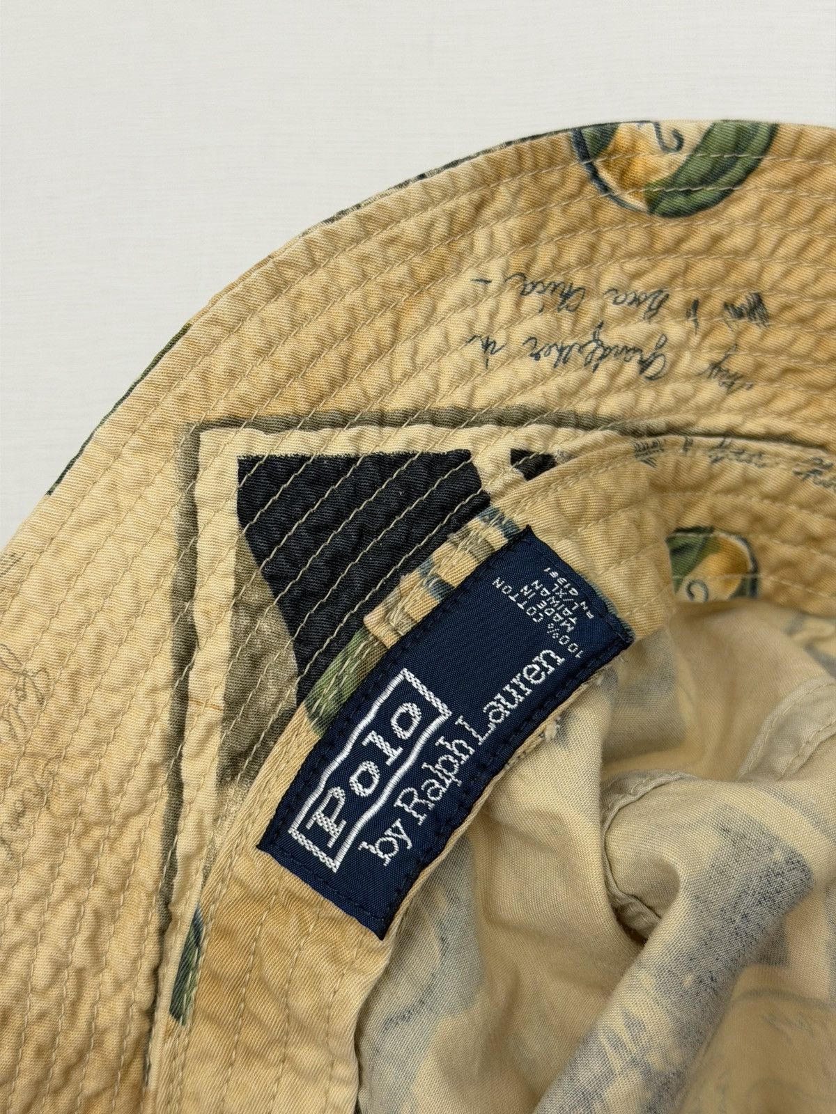 Polo Ralph Lauren Vintage 90s Polo Ralph Lauren Hemingway Fishing Bucket Hat Size ONE SIZE - 7 Thumbnail