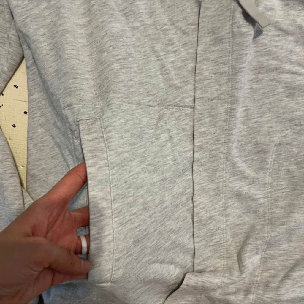 Athleta Athleta Vista Wrap Heathered Gray Open Front Cardigan Size S / US 4 / IT 40 - 6 Thumbnail