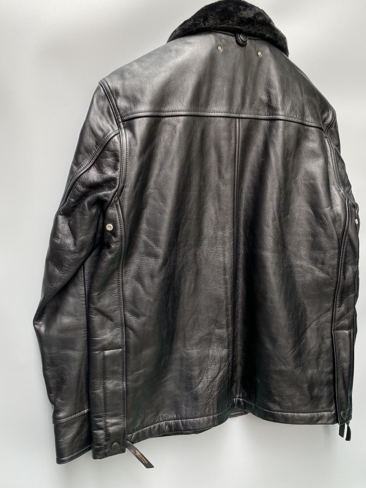 Neighborhood A/W 2010- Neighborhood- Biker Leather Jacket Size US L / EU 52-54 / 3 - 11 Thumbnail