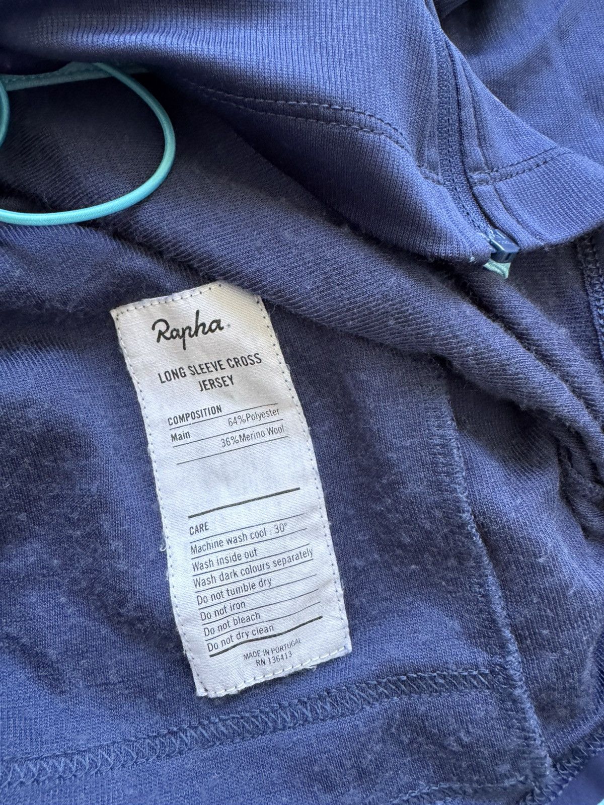 Rapha NAVY RAPHA LONG SLEEVE CLASSIC SUPER CROSS CYCLING JERSEY Size US L / EU 52-54 / 3 - 7 Thumbnail