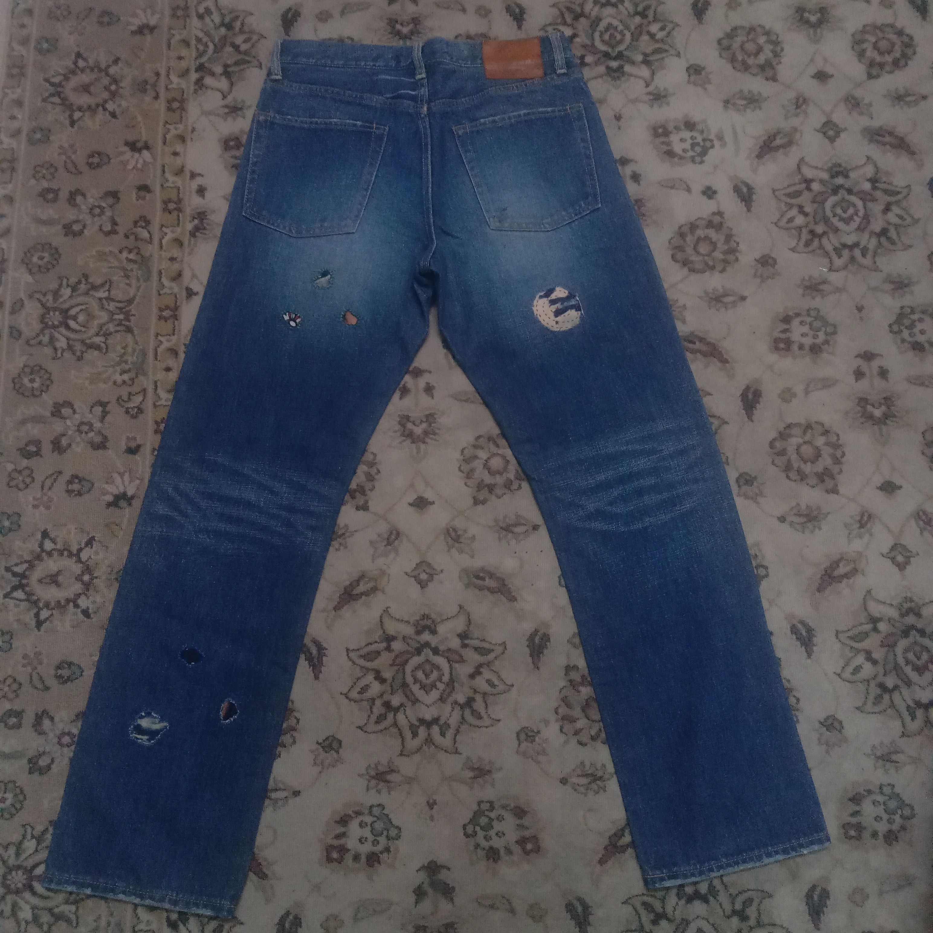 Kapital Vintage Japan Selvedge Denim Sashiko Bandana Kapital Grunge Size US 29 - 7 Thumbnail