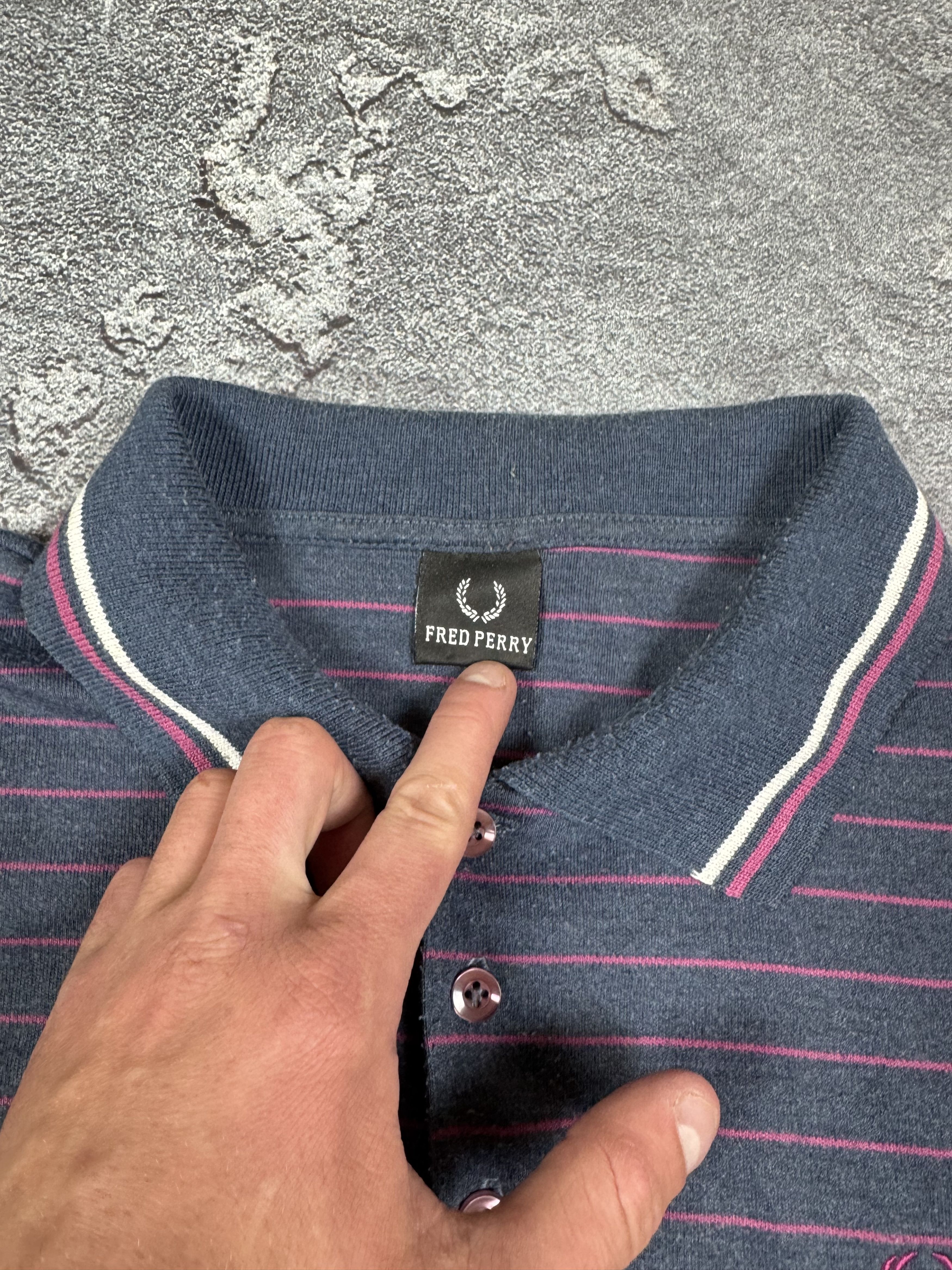 If Six Was Nine Fred Perry Long Sleeve Striped Polo Size M Streetwear Size US M / EU 48-50 / 2 - 4 Thumbnail