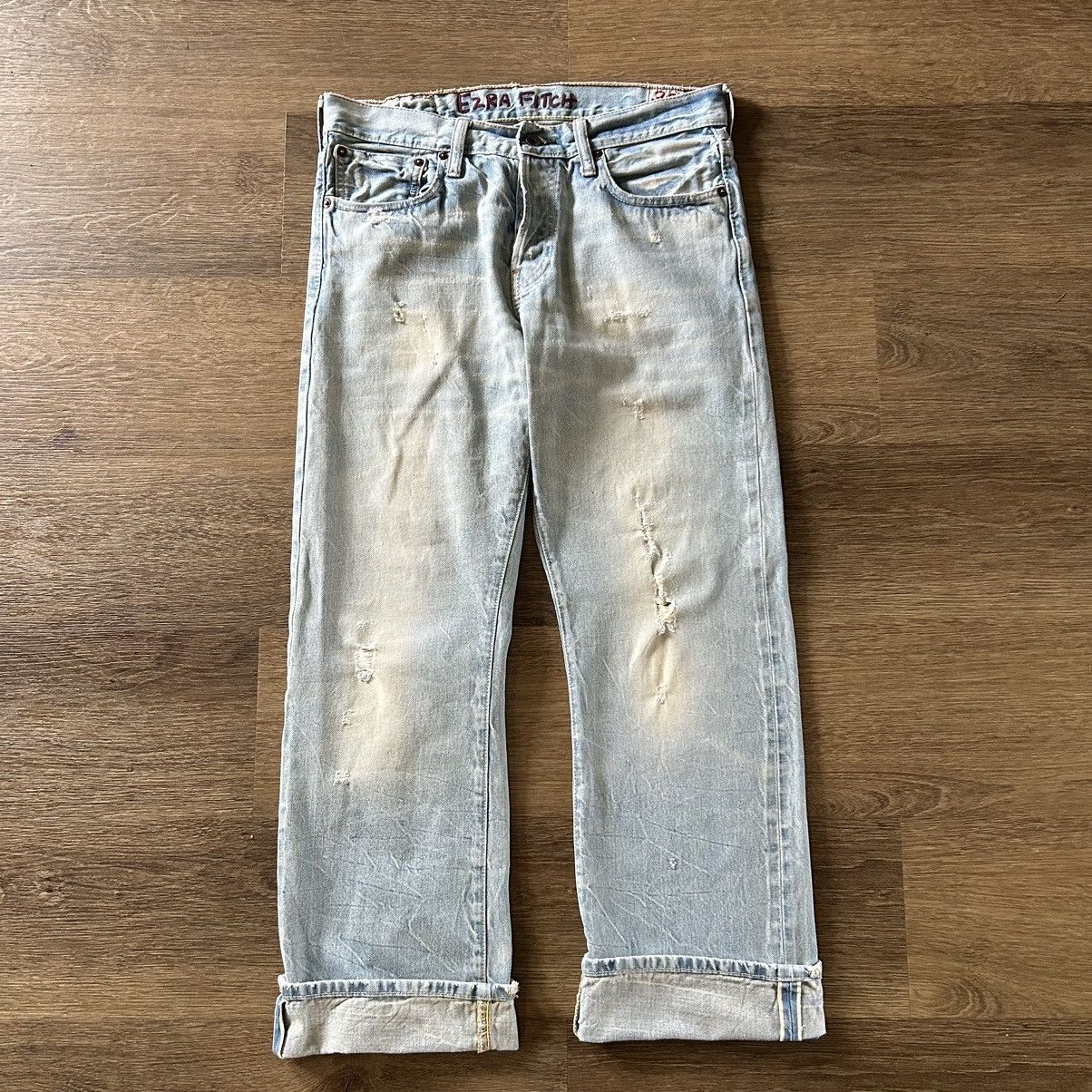 image of Vintage Light Wash Ezra Fitch Salvage Denim in Blue, Men's (Size 30)