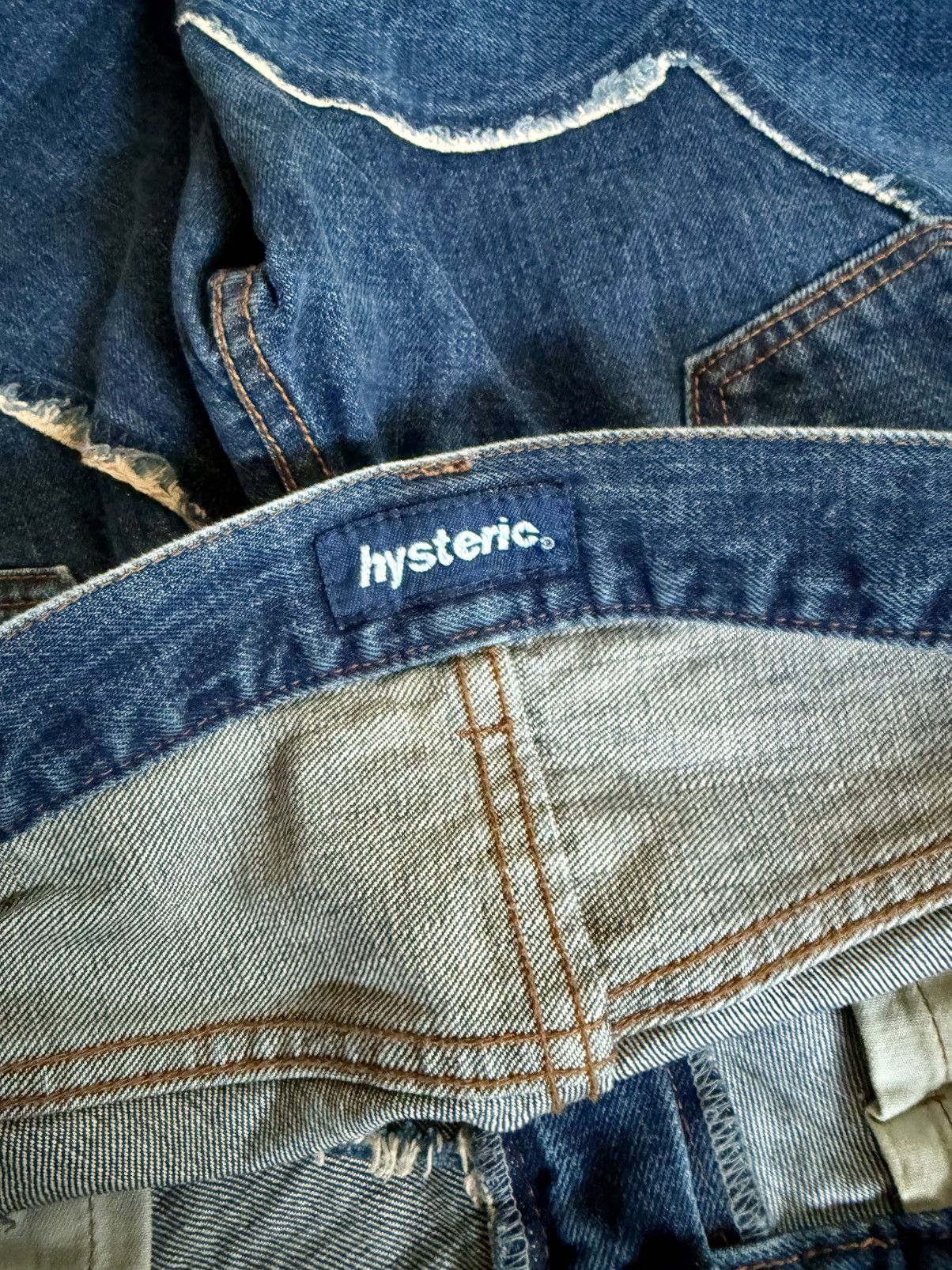 Hysteric Glamour Vintage Hysteric Glamour Patch Asymetrical Flare jeans Size US 32 / EU 48 - 6 Thumbnail