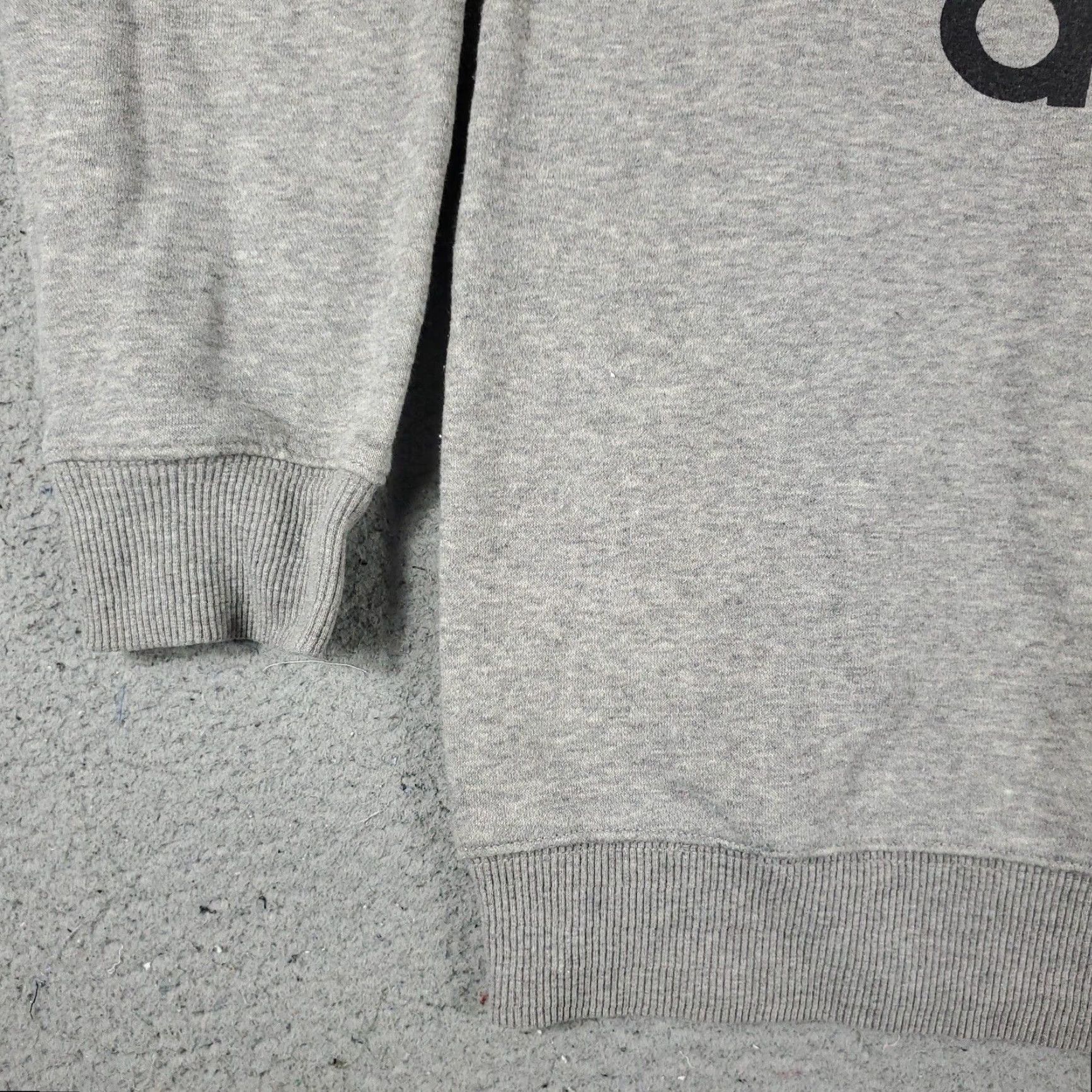 Adidas Adidas Mens Medium Gray Sweater Pullover Mock Neck Long Sleeve Casual Sports Style Size US M / EU 48-50 / 2 - 3 Thumbnail