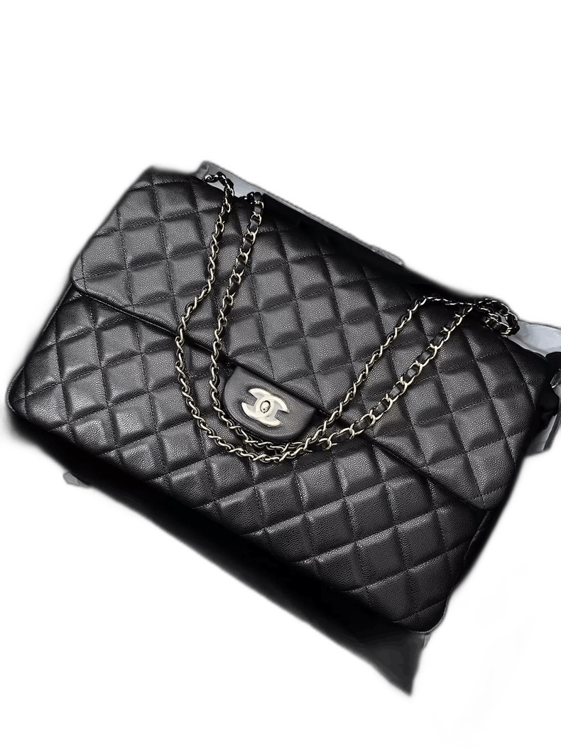 Chanel Black Large Cf Airport Shoulder Bag, Women's