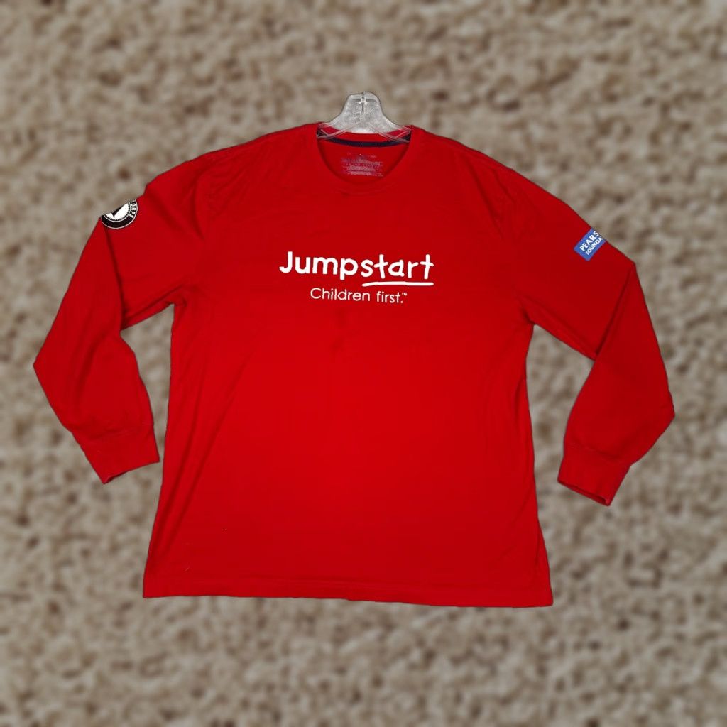 Tommy Hilfiger Tommy Hilfiger Shirt Adult XL Red Long Sleeve Cotton Jersey Logo Size US XL / EU 56 / 4 - 1 Thumbnail