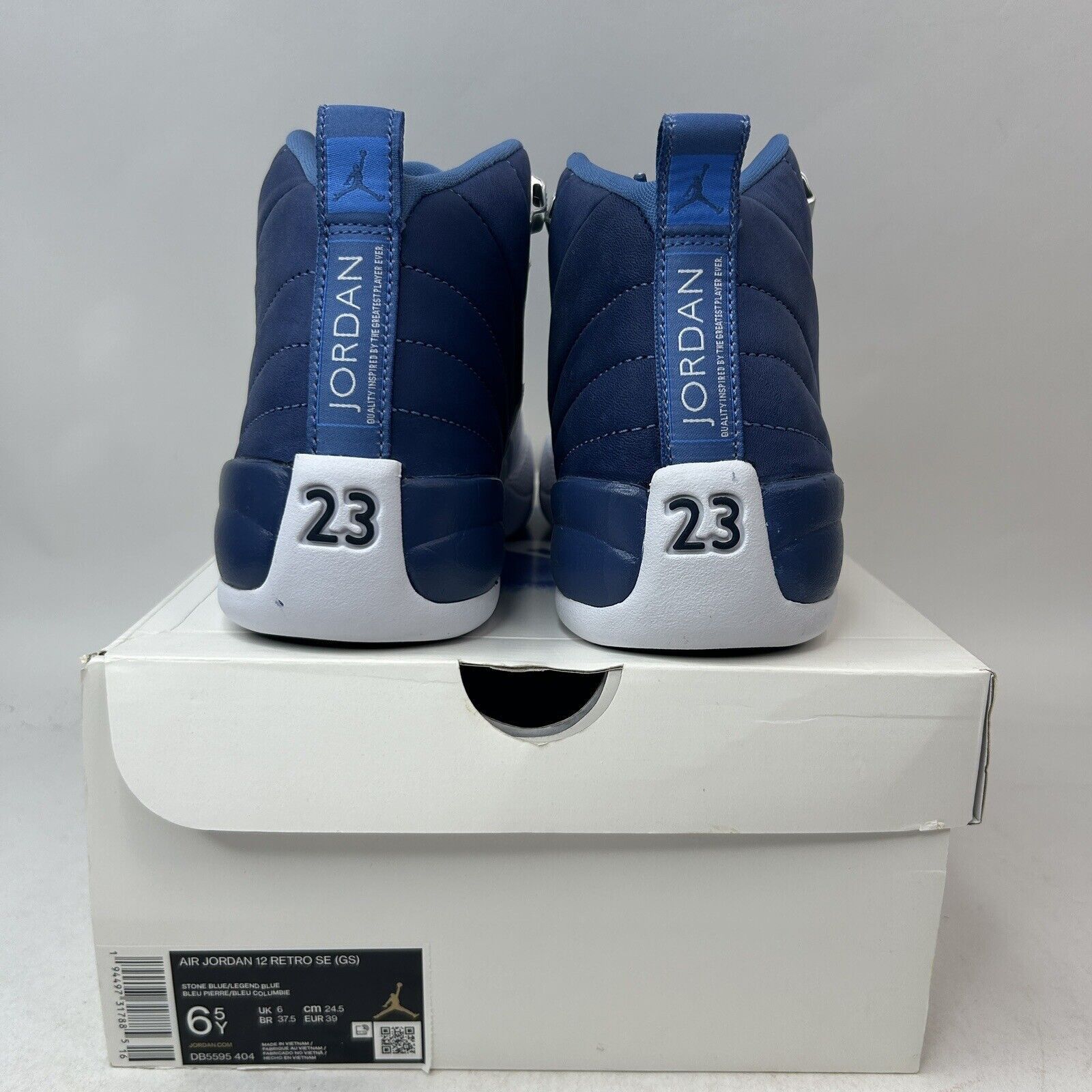 Jordan Brand Nike Air Jordan 12 Retro SE GS “Indigo/Legend Blue” 2024 Size US 8 / IT 38 - 4 Thumbnail