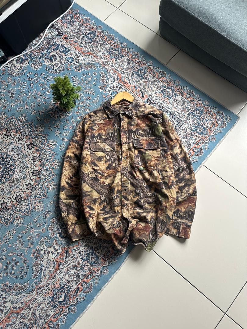 Designer × Mossy Oaks × Realtree MOSSY OAKS REAL TREE BUTTON UP SHIRT Size US XXL / EU 58 / 5 - 1 Thumbnail