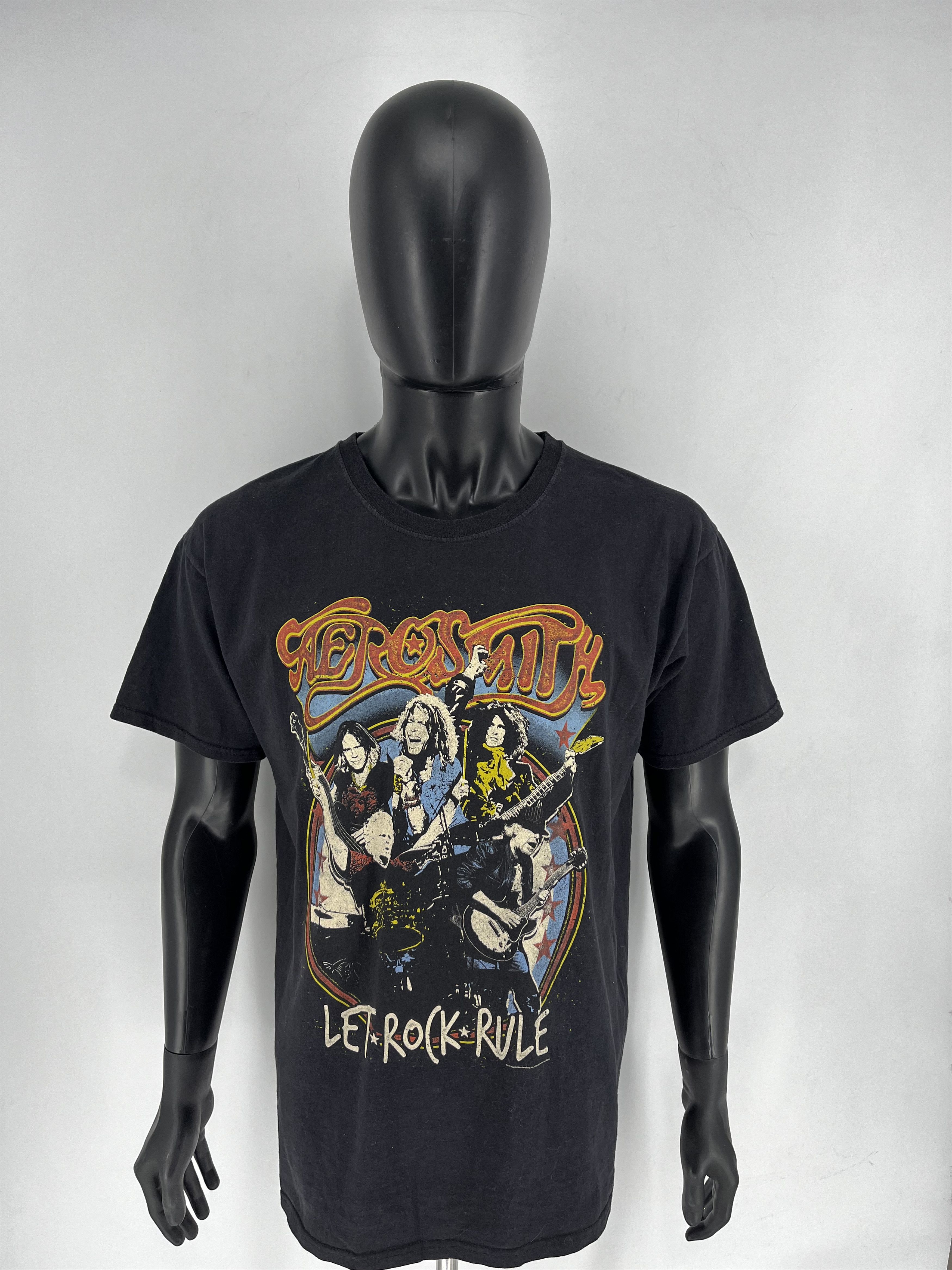 Band Tees × Vintage Y2K Vintage Aerosmith World Tour T-Shirt Band Rock Streetwea Size US L / EU 52-54 / 3 - 5 Thumbnail