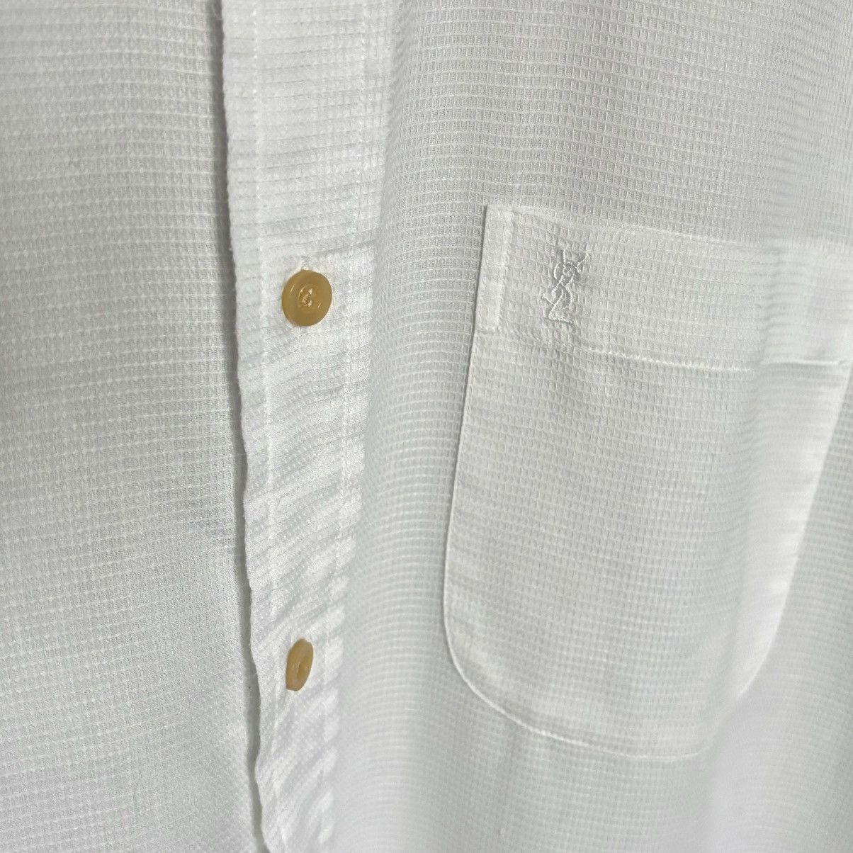 Yves Saint Laurent Yves Saint Laurent luxury shirt button up white vintage rare Size US M / EU 48-50 / 2 - 7 Thumbnail