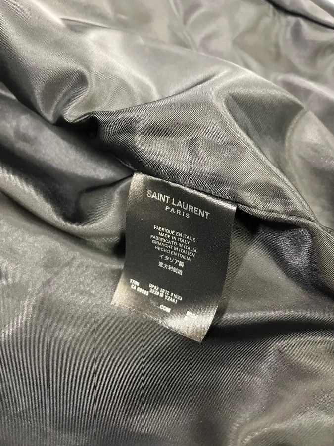 Saint Laurent Paris SS2017 Saint Laurent Ink Grey & Black Tie-Dye Bomber Jacket Size US S / EU 44-46 / 1 - 8 Thumbnail