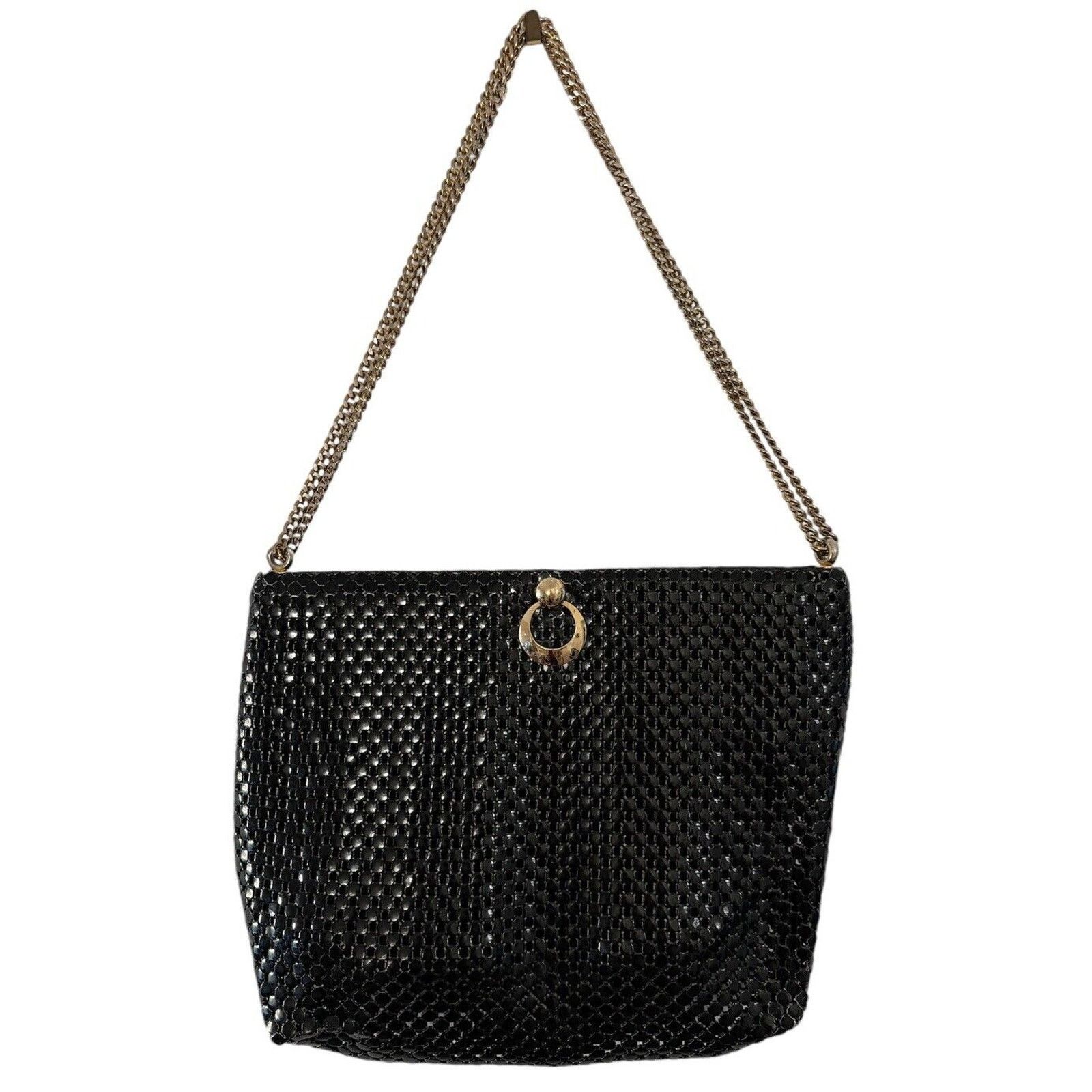 Other 1960s Whiting & Davis Black Metal Mesh Evening Shoulder Bag Size ONE SIZE - 1 Thumbnail