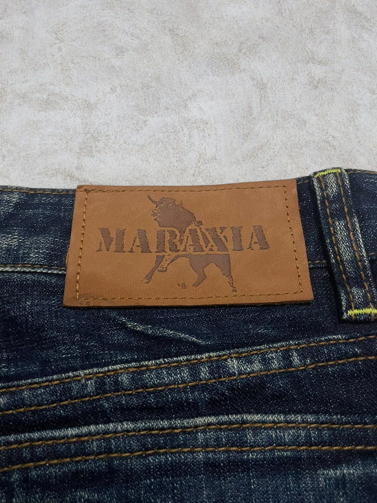 GOSTAR DE FUGA Maraxia Mudwash Distressing Flared Cracked Design Denim Size 25" / US 0 / IT 36 - 14 Thumbnail
