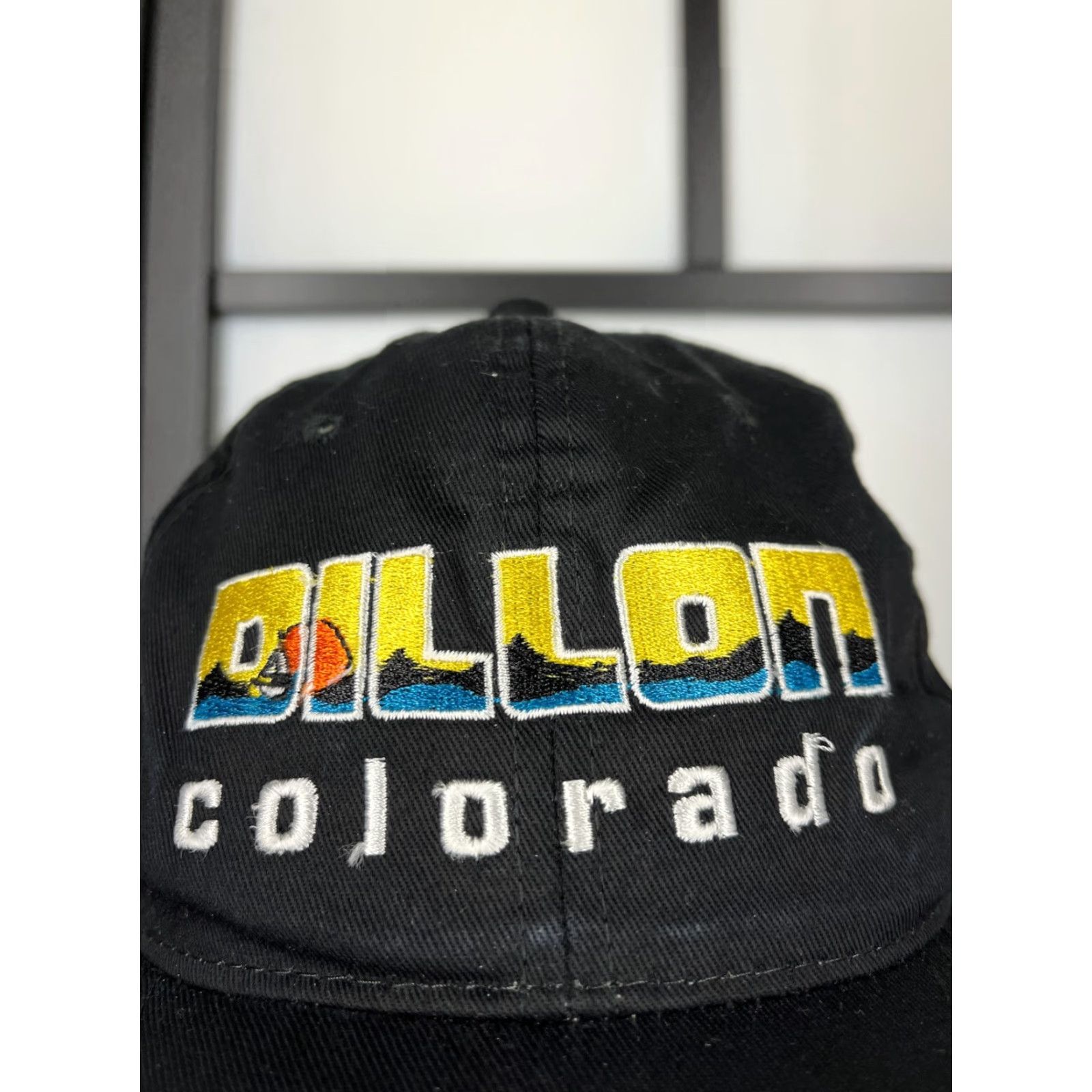 Vintage VINTAGE? No, it's a Youngan Hat Co Snapback Hat Black 100% Cotton Twill Ski Logo Cap One Size Men Adjustable Adult Black Logo Ski Hat Size ONE SIZE - 2 Thumbnail