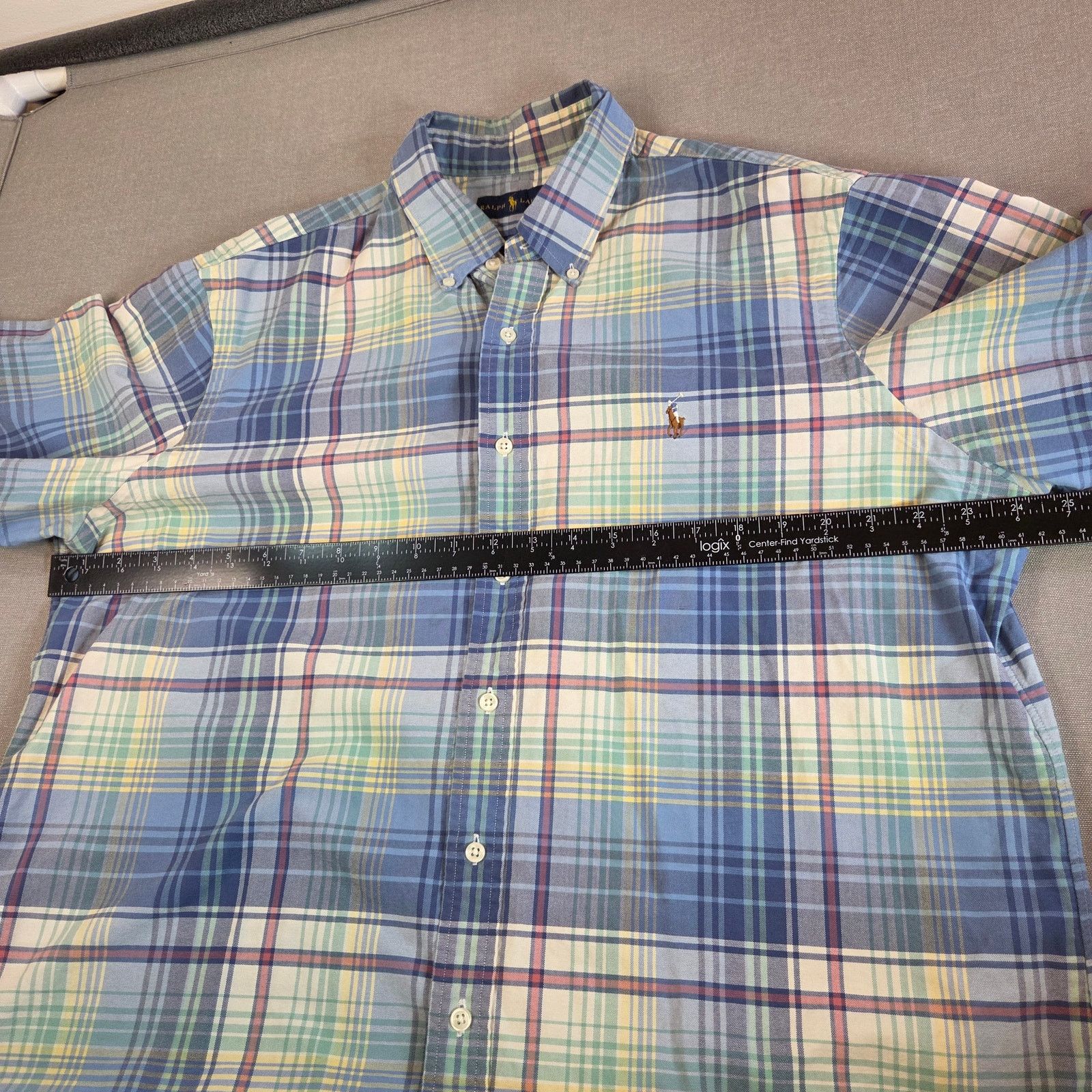 Ralph Lauren Ralph Lauren Plaid Classic Fit Shirt XL Pony Logo Size US XL / EU 56 / 4 - 7 Thumbnail