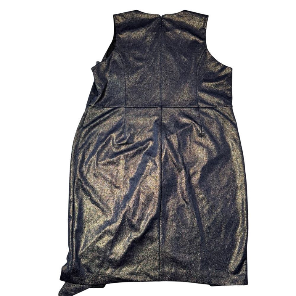Other NWT New $139 Rachel Roy Augustine Metallic Ruffle Dress Siz Size 4XL / US 24-26 - 3 Thumbnail