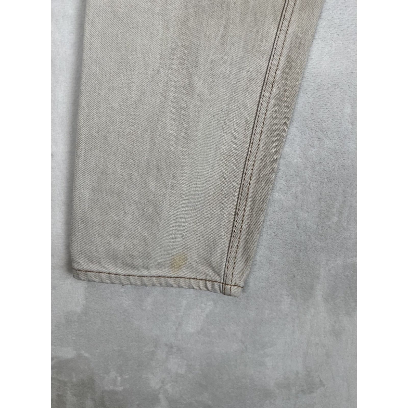 Levi's Vintage Levi’s 501 Beige Brown Denim Jeans Size 30x27 Made I Size US 30 / EU 46 - 11 Thumbnail
