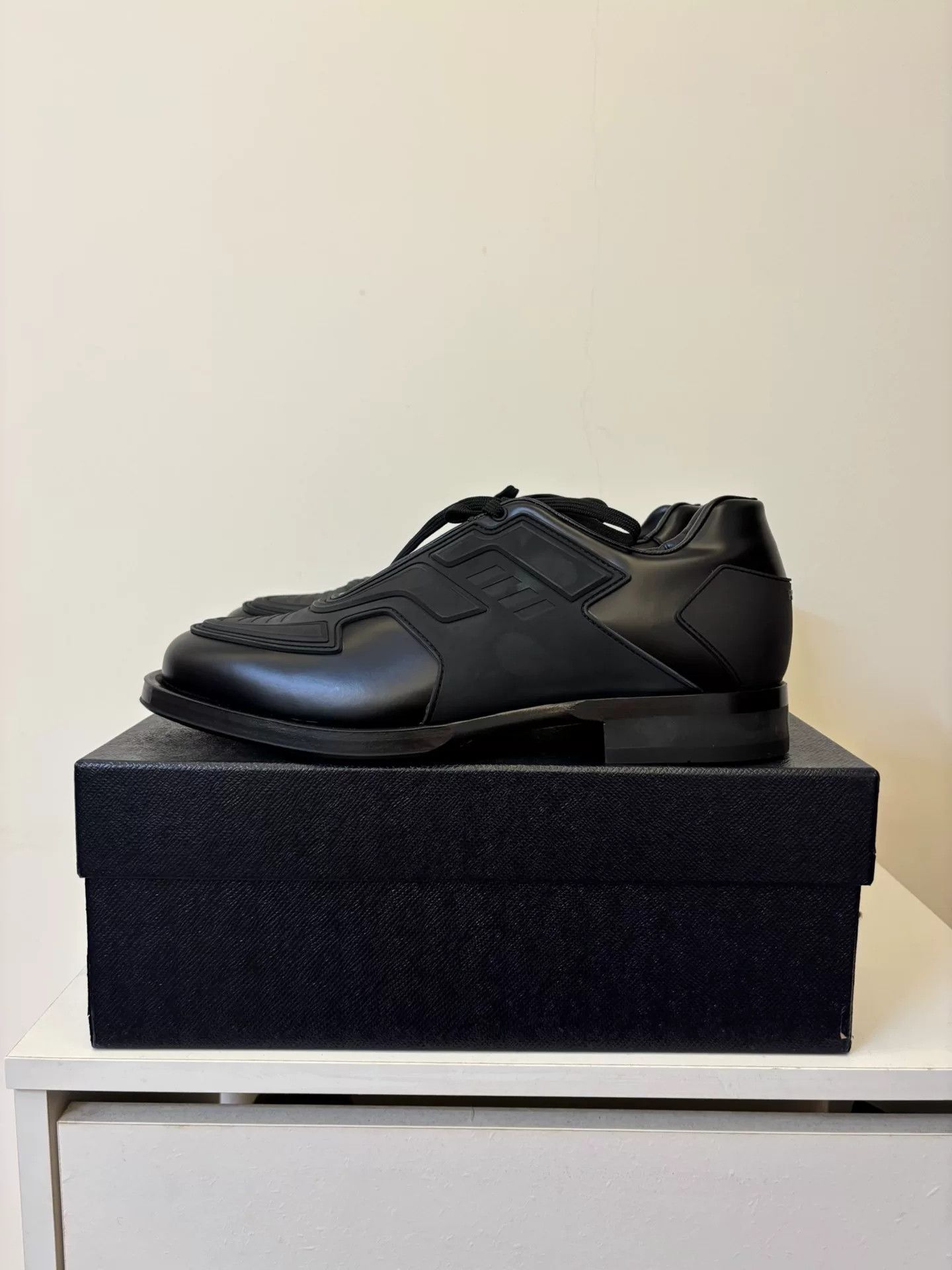 Prada Prada Functional Armor Leather Shoes Size US 10 / EU 43 - 1 Thumbnail